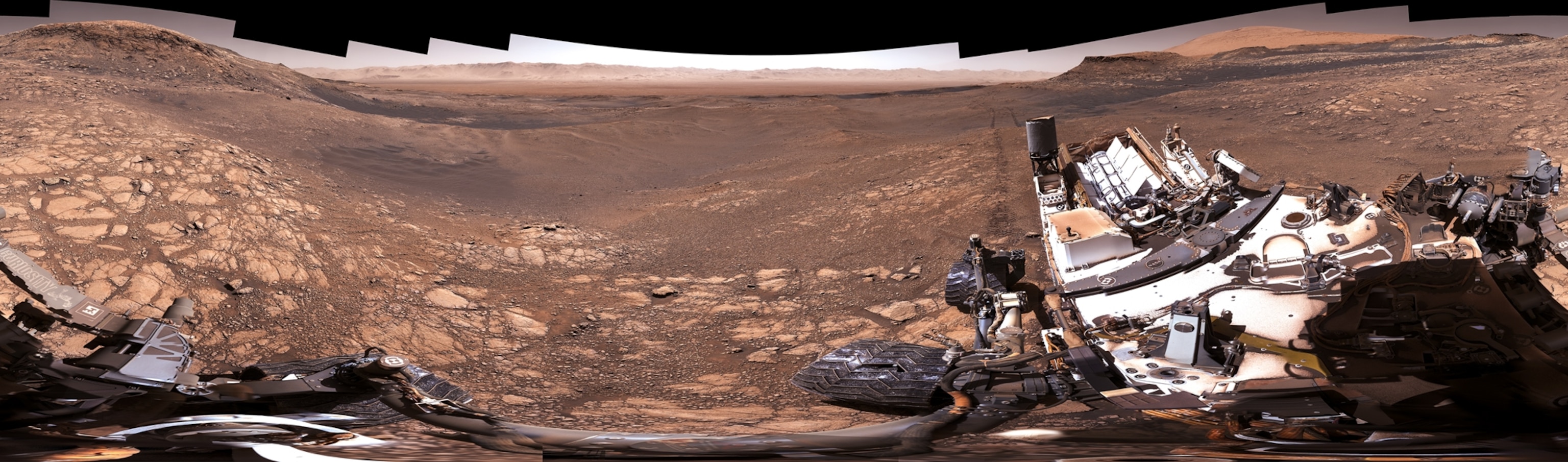 hi-quality panoramic photo of the landscape.