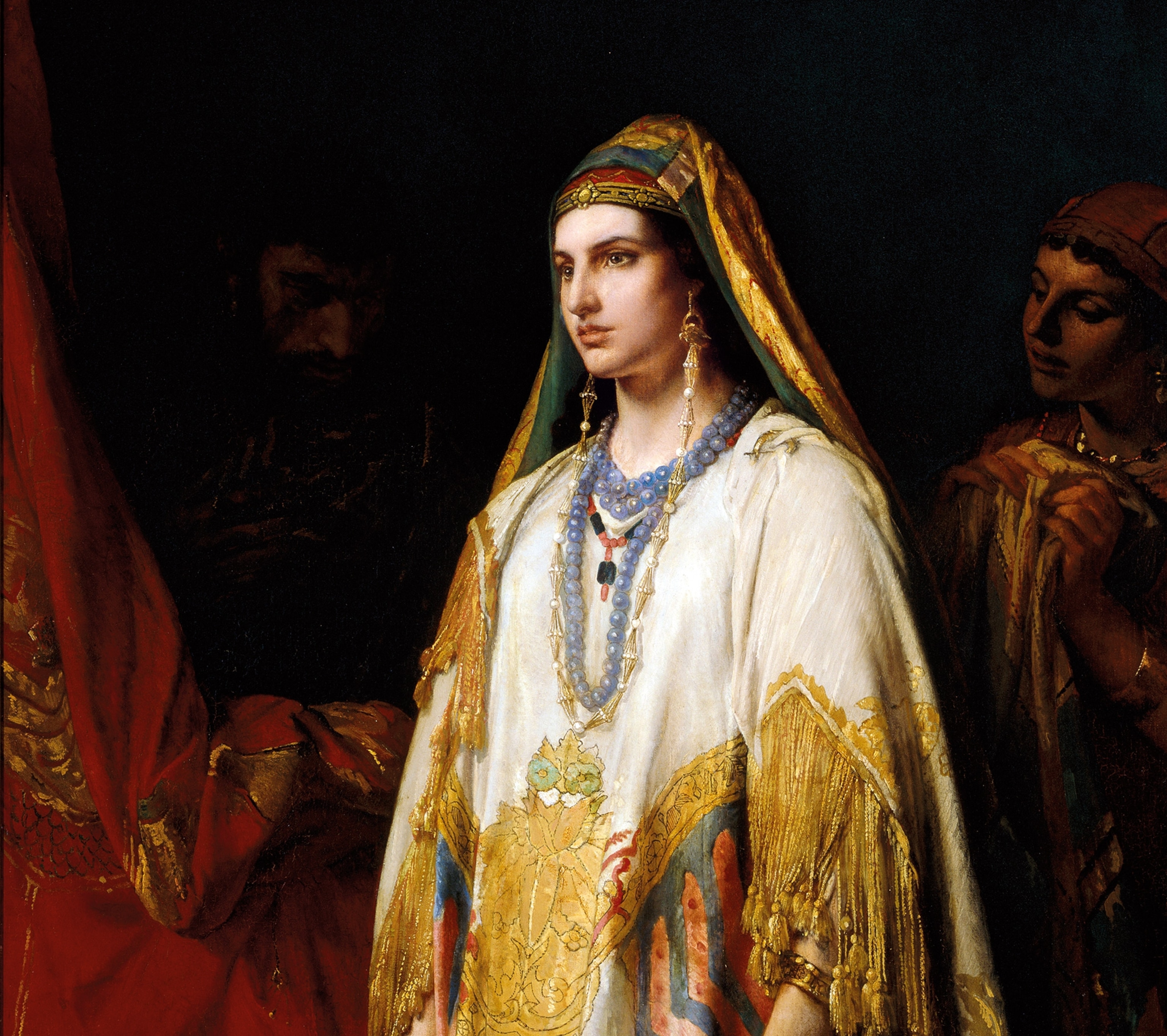 This 19th-century painting of Queen Esther by Jean-François Portaels is housed in the Art Gallery of New South Wales in Sydney, Australia.