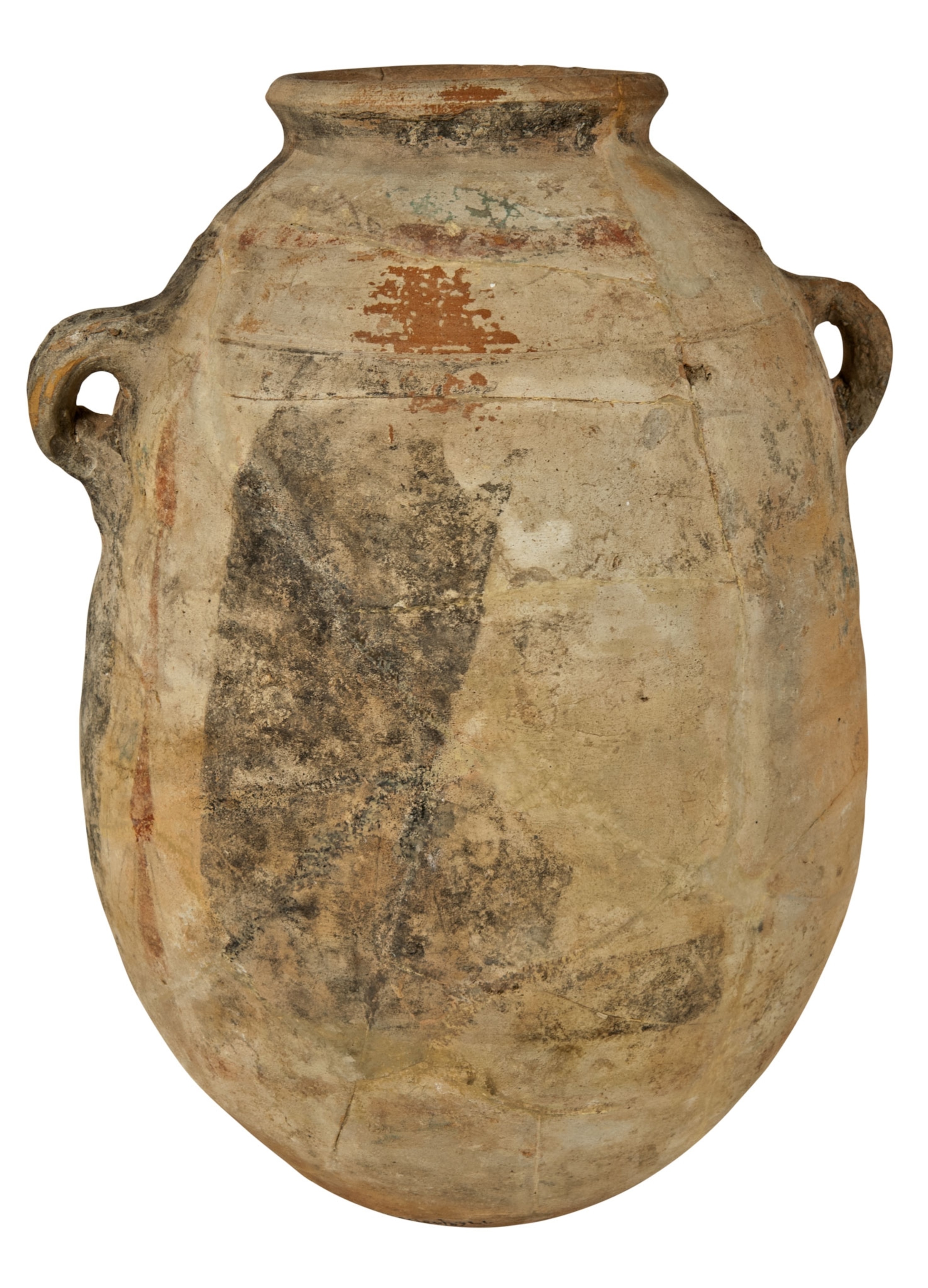 An oval vase