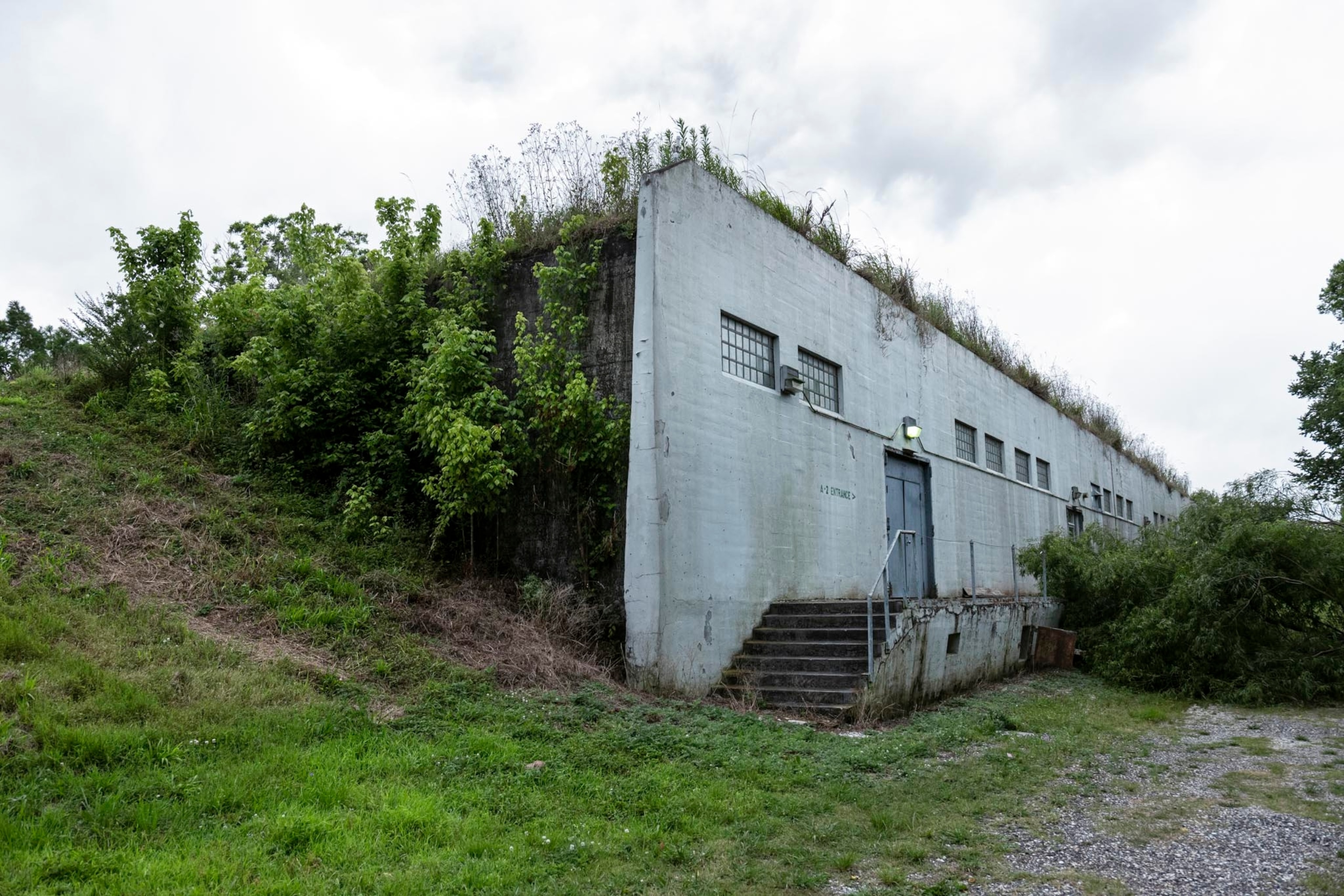 the exterior of the fish bunker