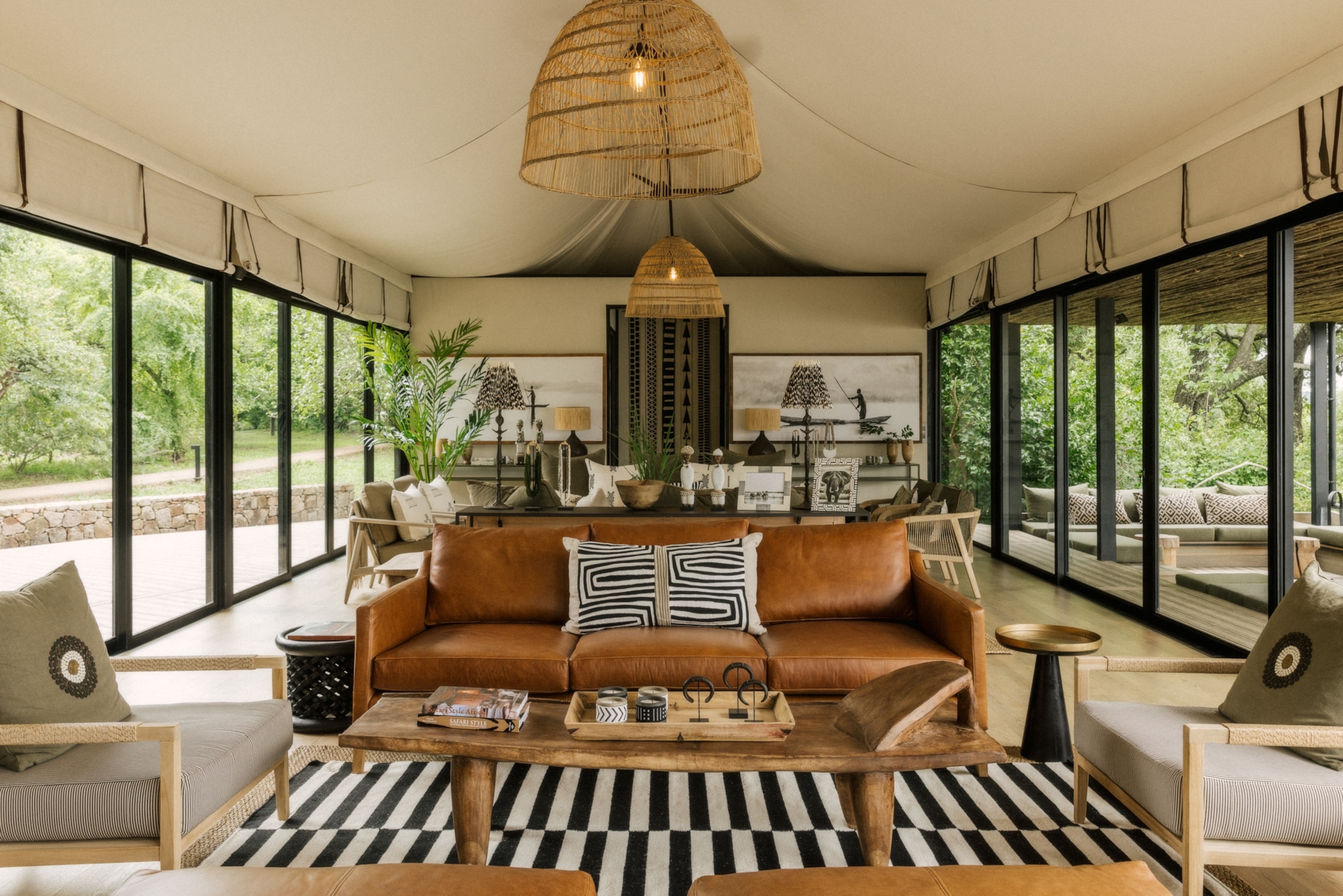 A view of a Batoka lodge.