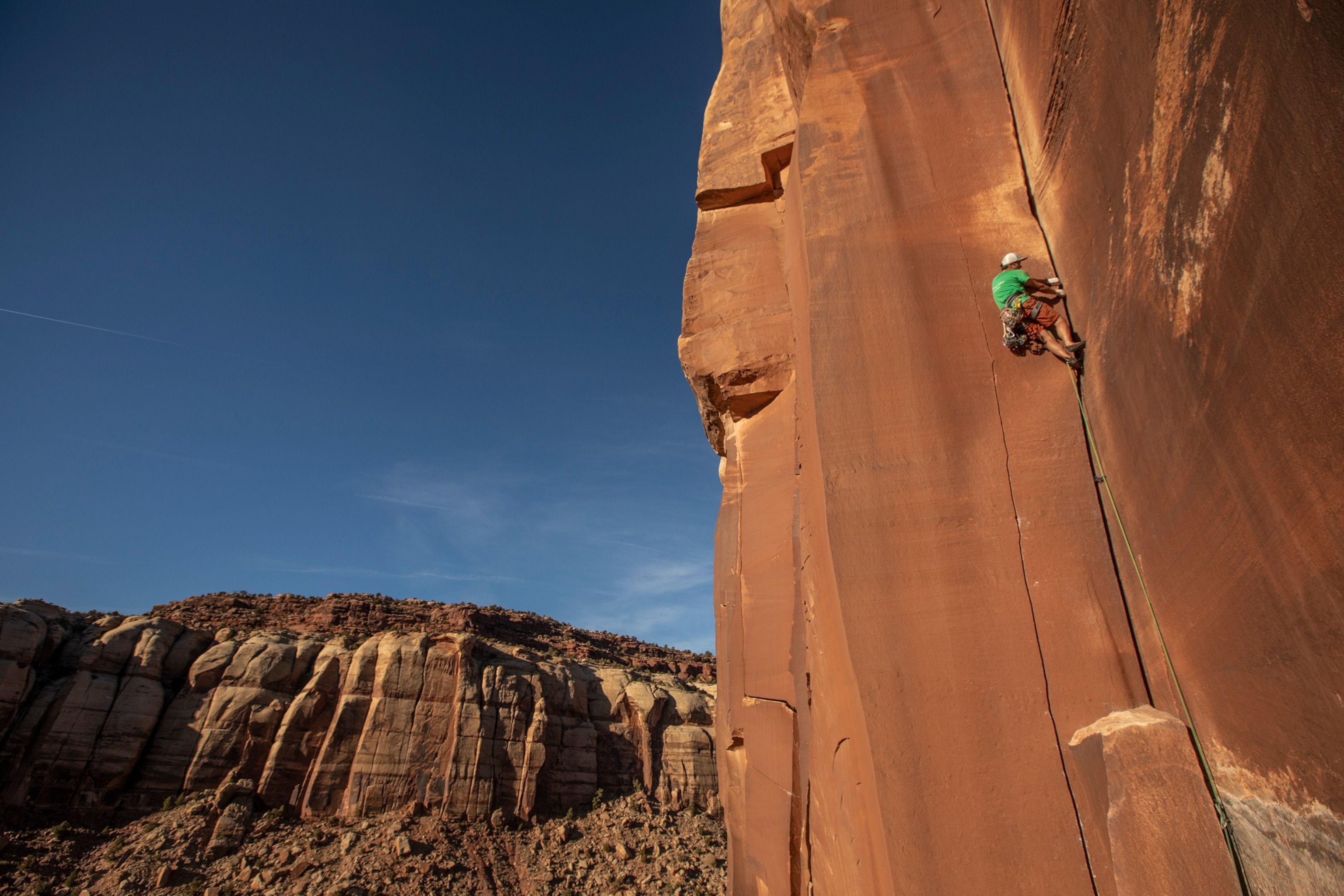 Sunset climbing session