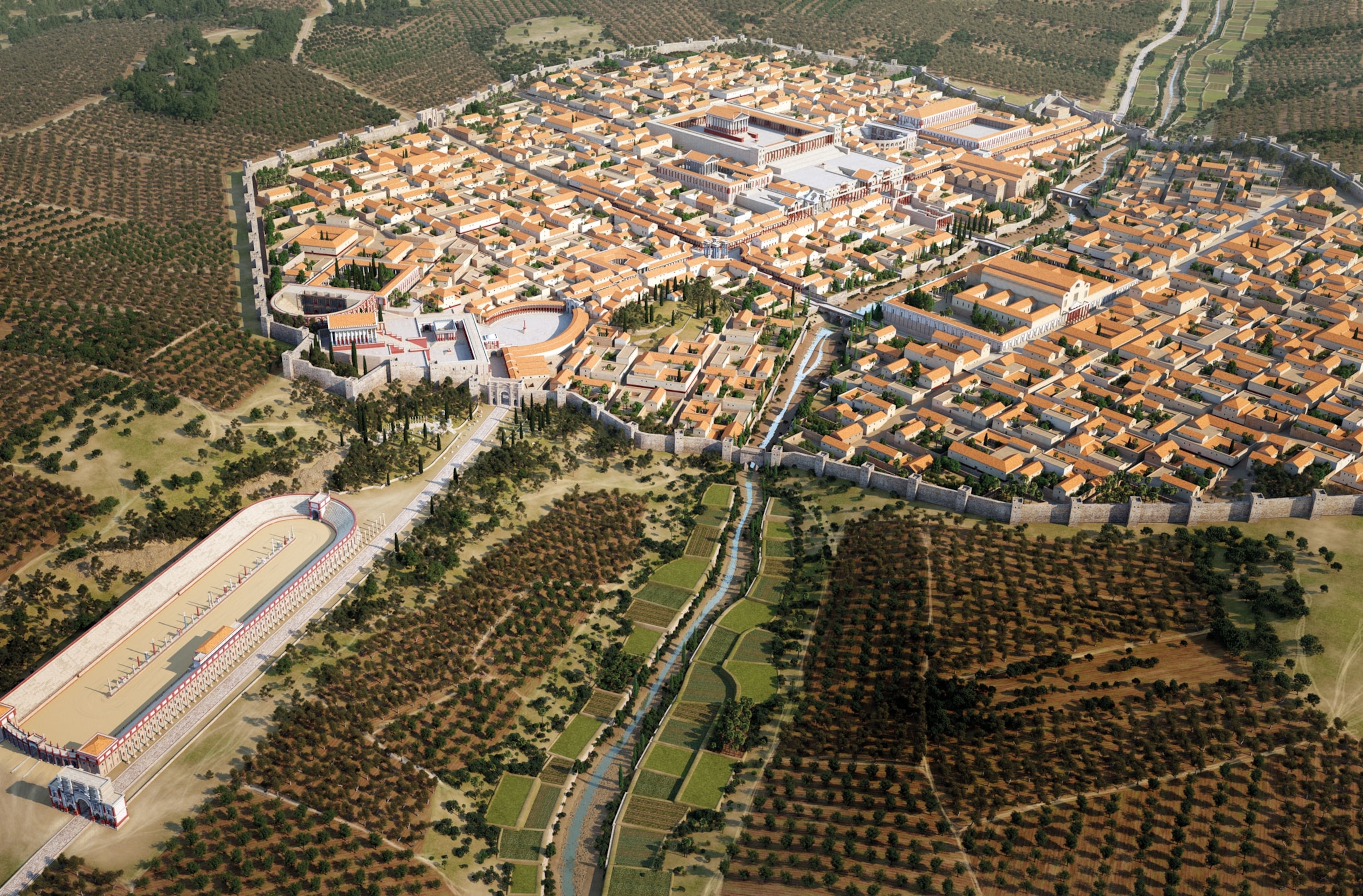 Jerash in the second century A.D.