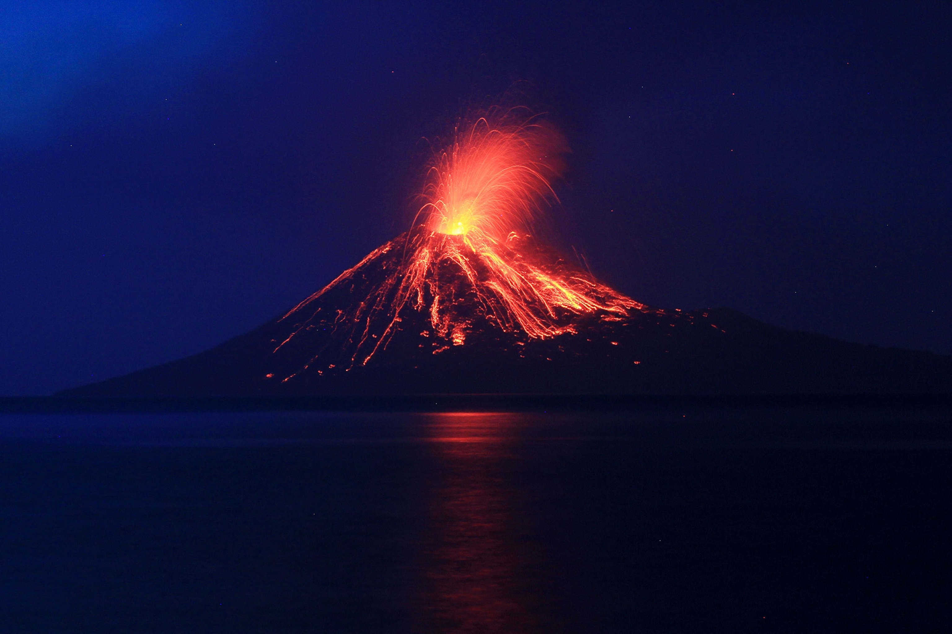 Mount Anak Krakatau.