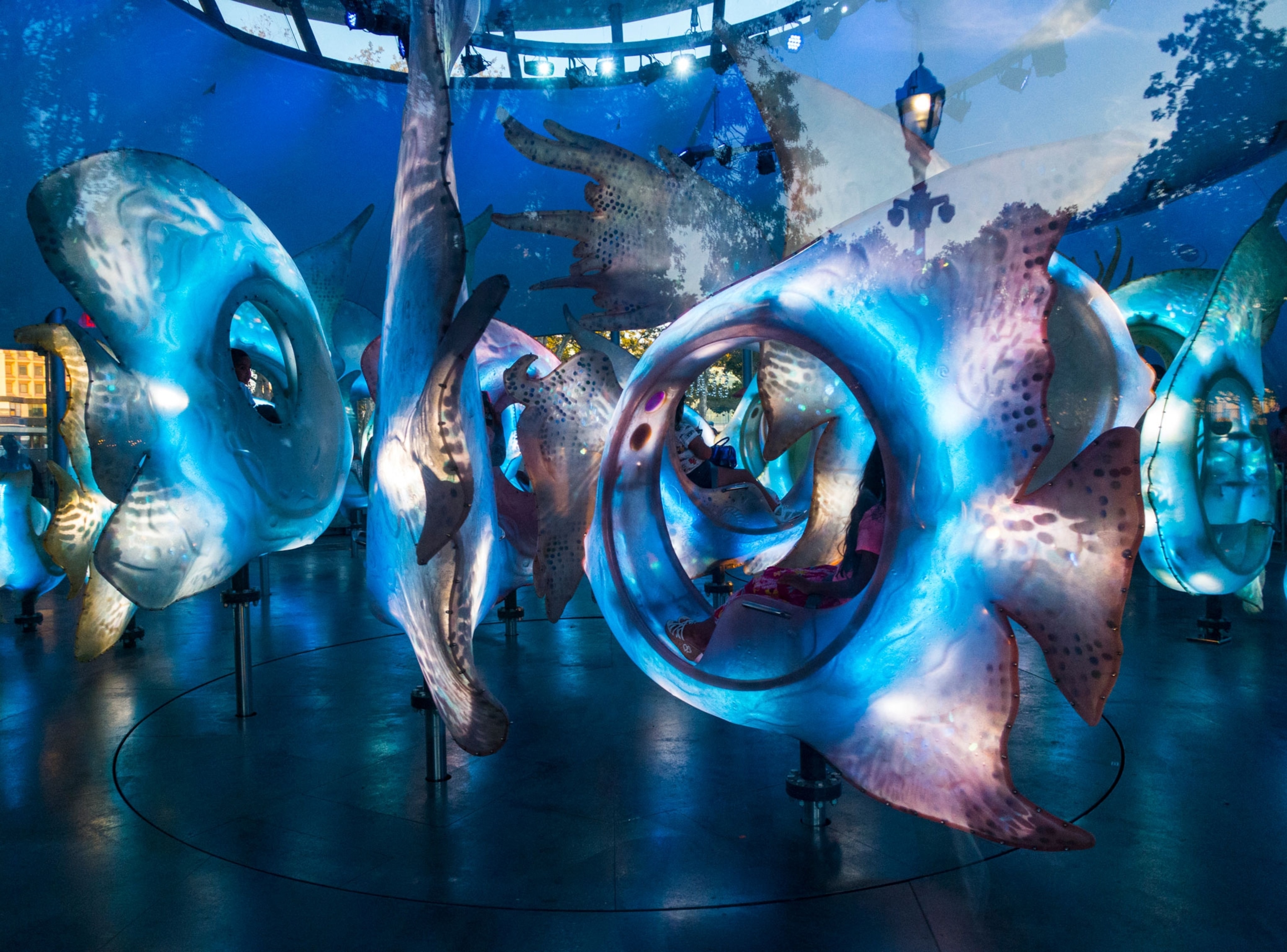 SeaGlass Carousel, Battery Park, New York, 2015.