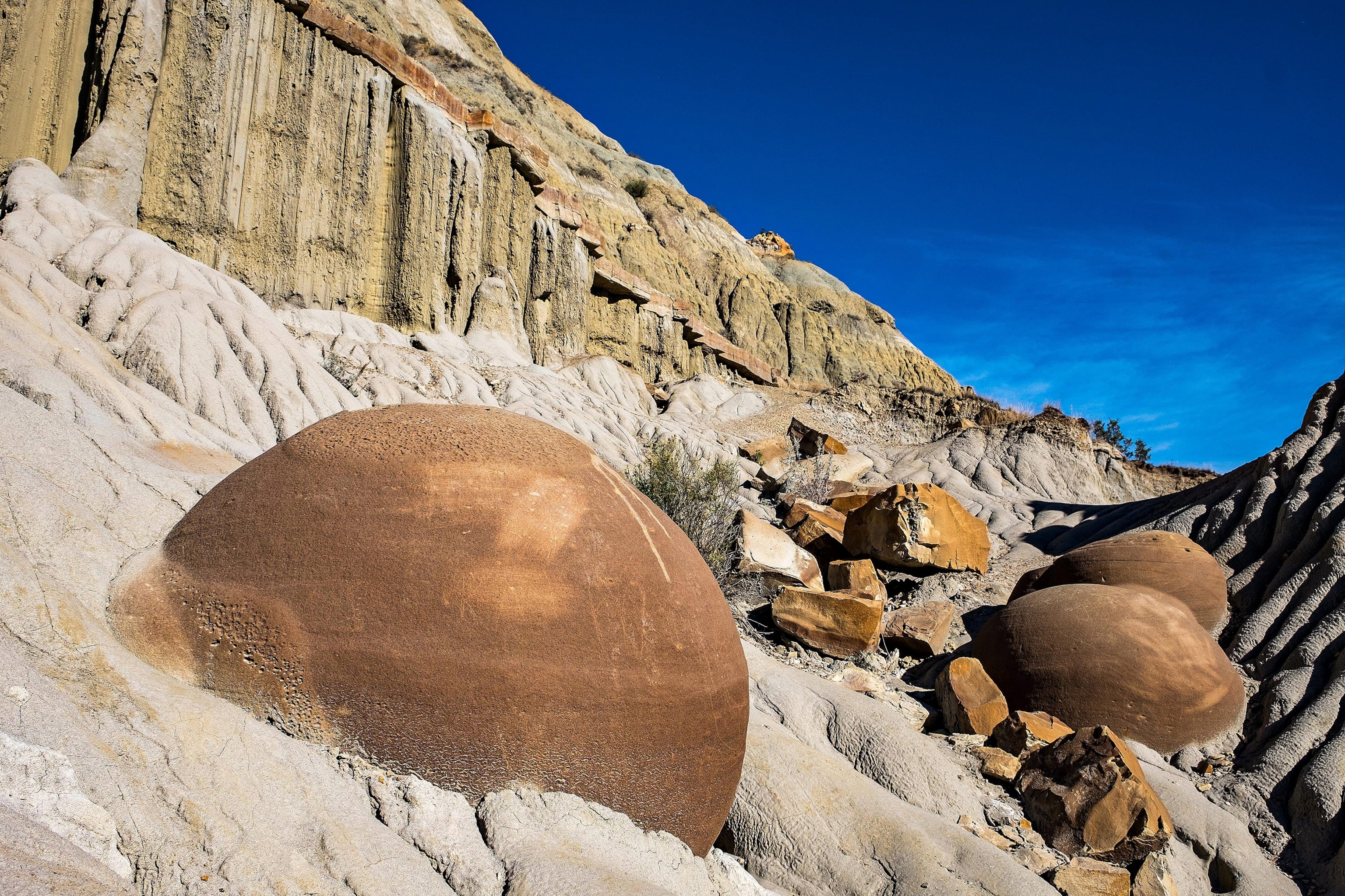 Cannonball Concretions in Theodore Roosevelt National Park, North Dakota
