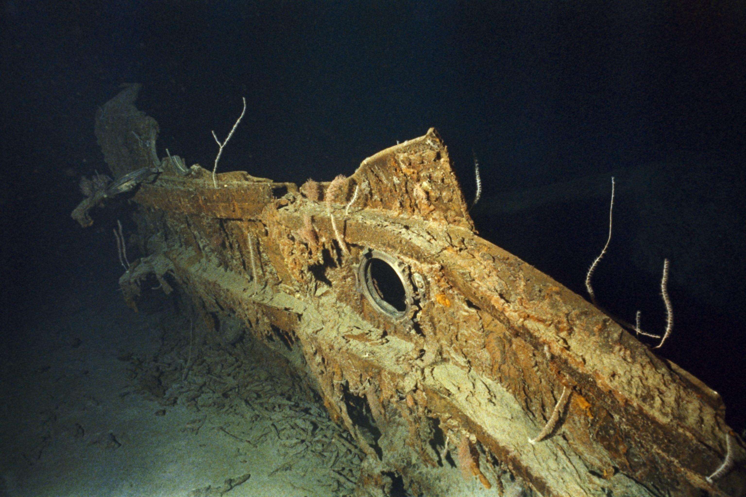the wreck of the Titanic