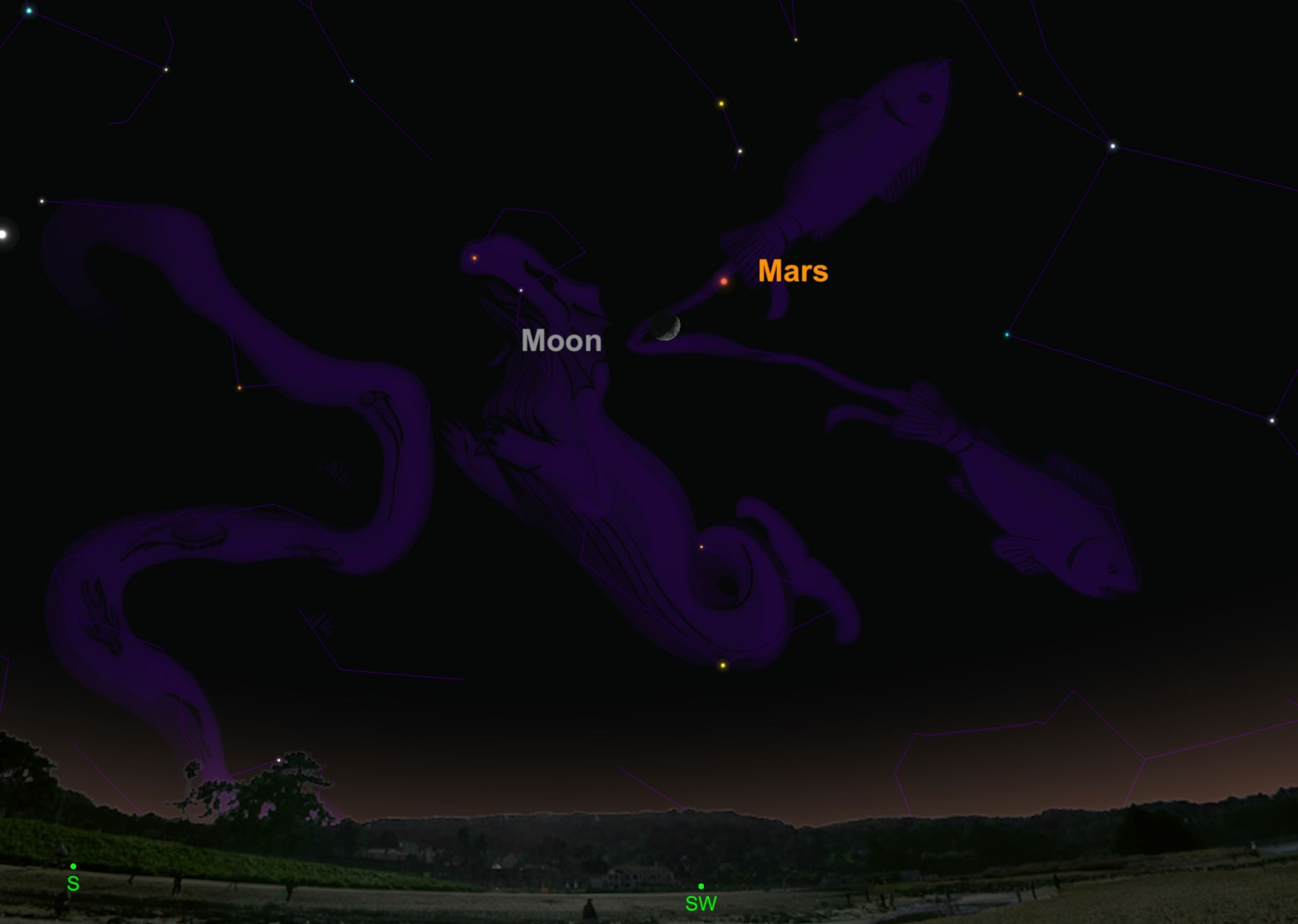 sky chart.