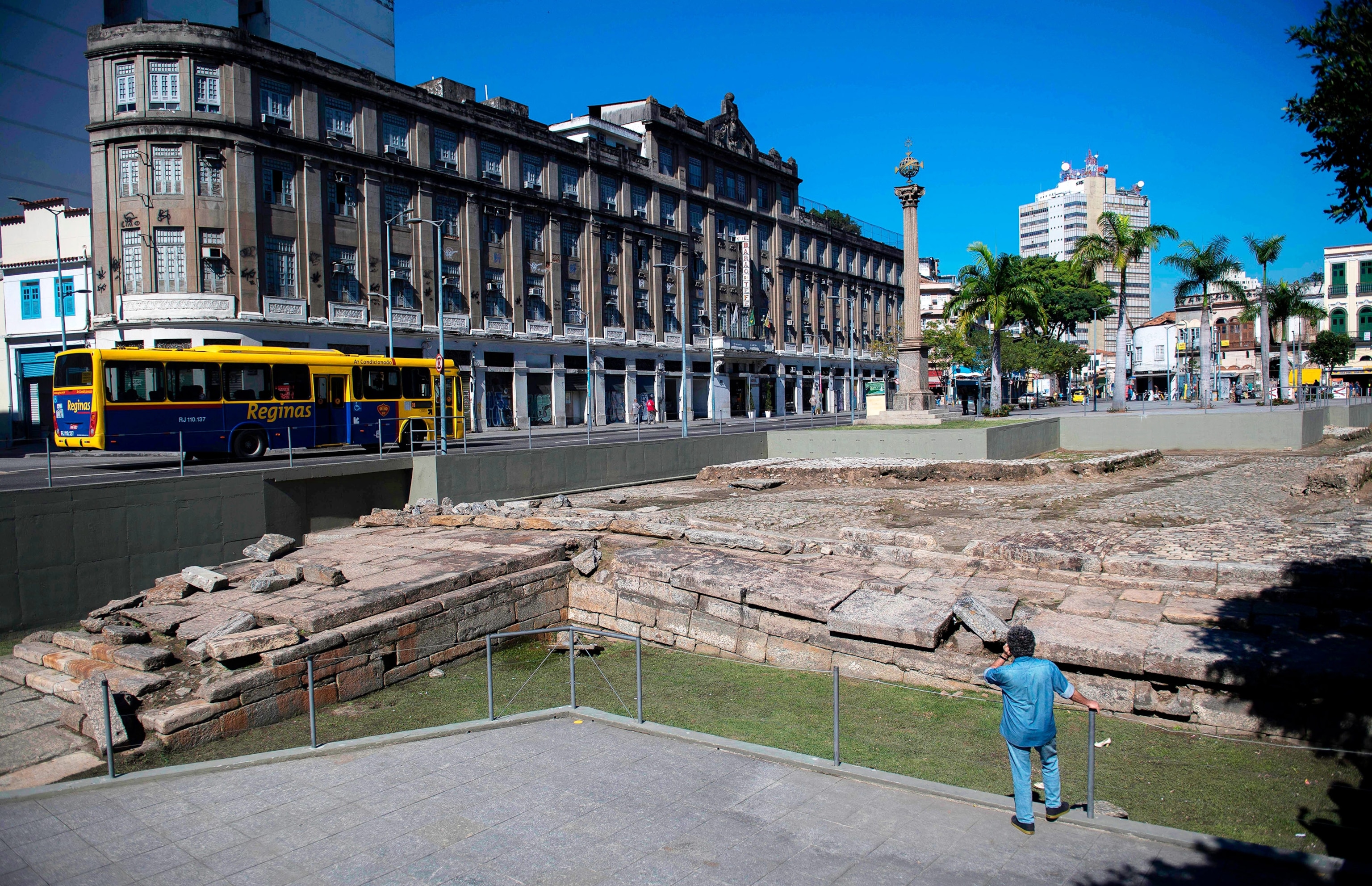 Valongo Wharf in Rio de Janeiro, Brazil