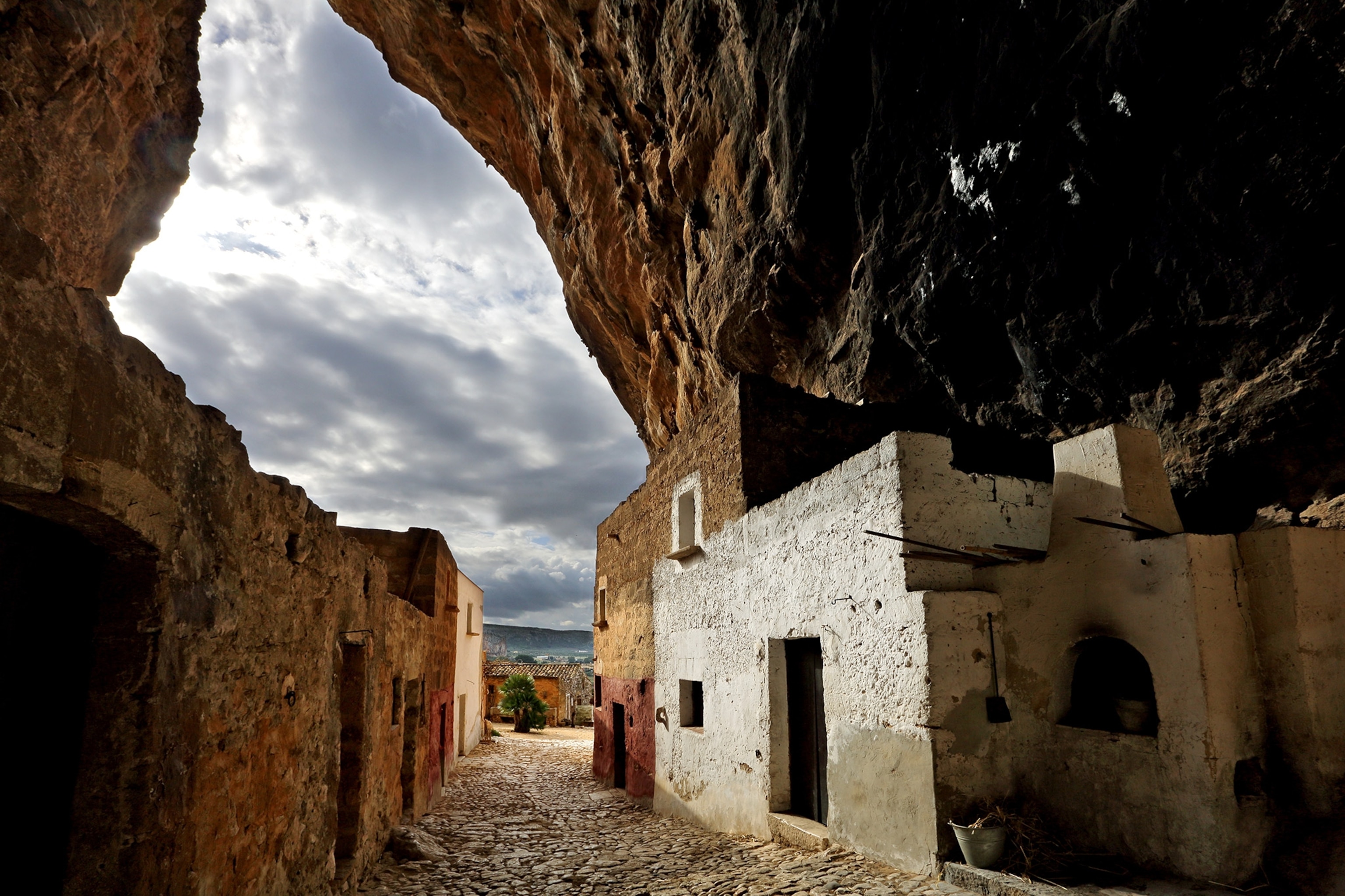 an abandoned village in Italy