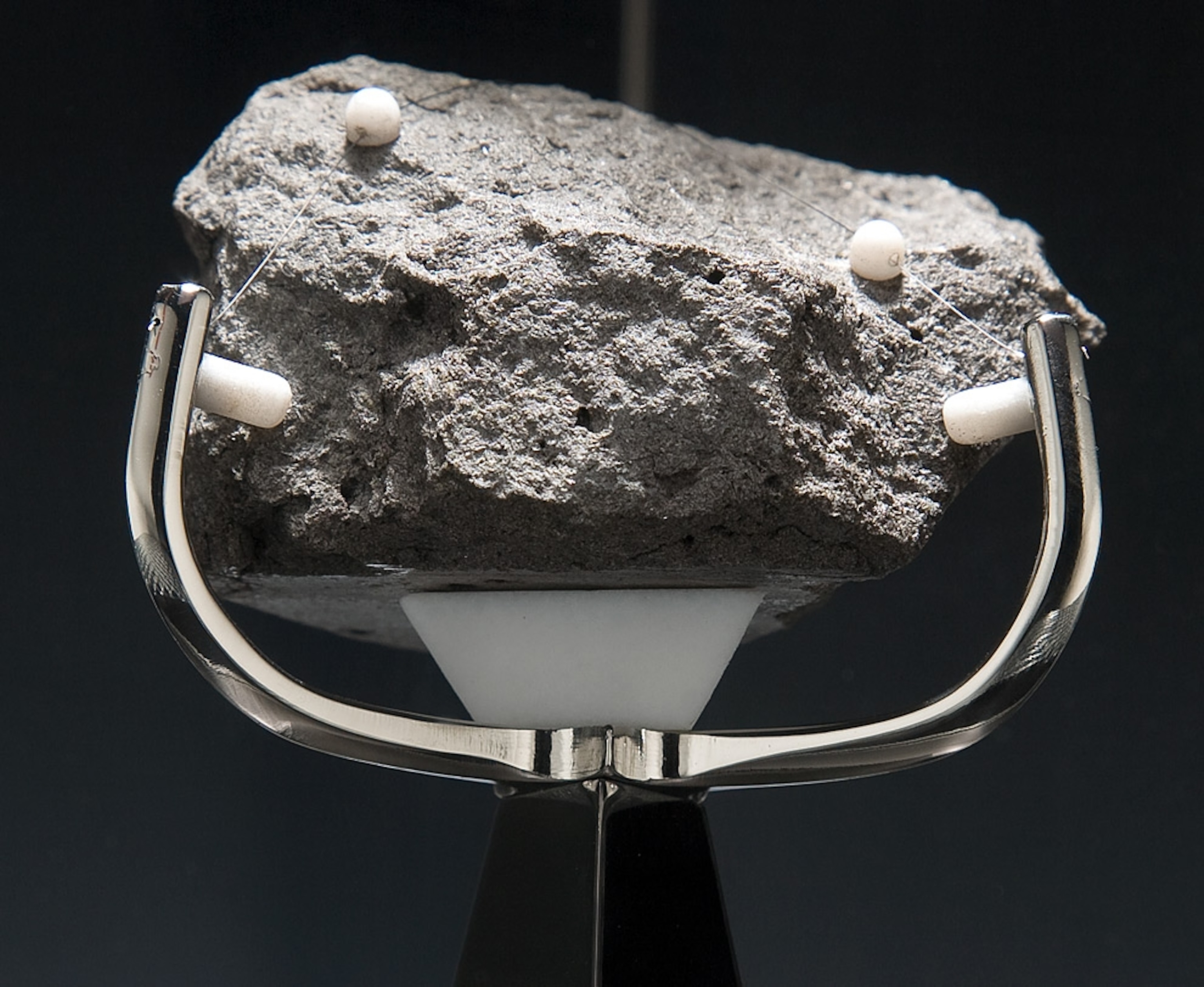 A 4.7. ounce moon rock.