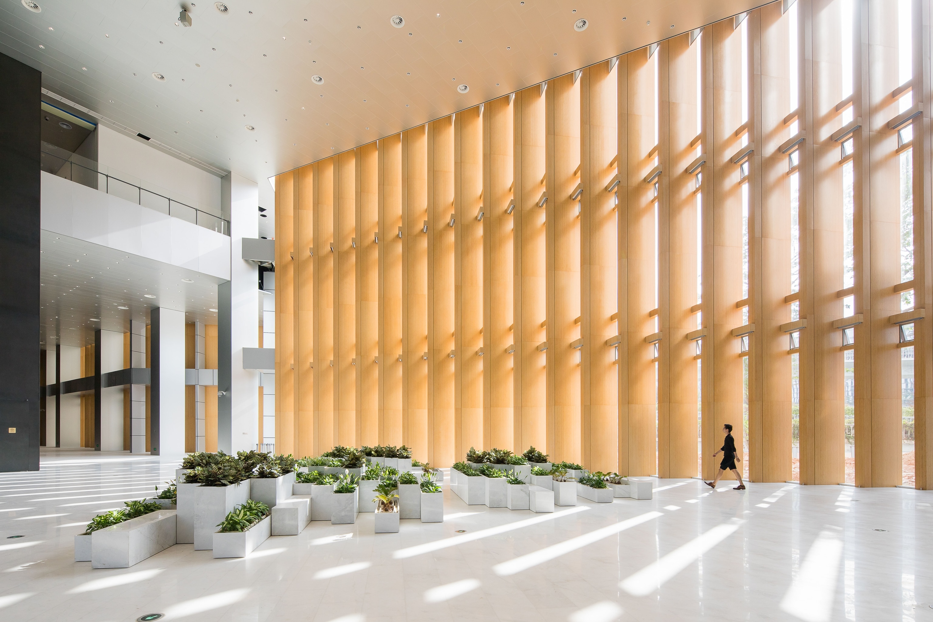The Shenzhen Energy Mansion has angled pleats in its facade.