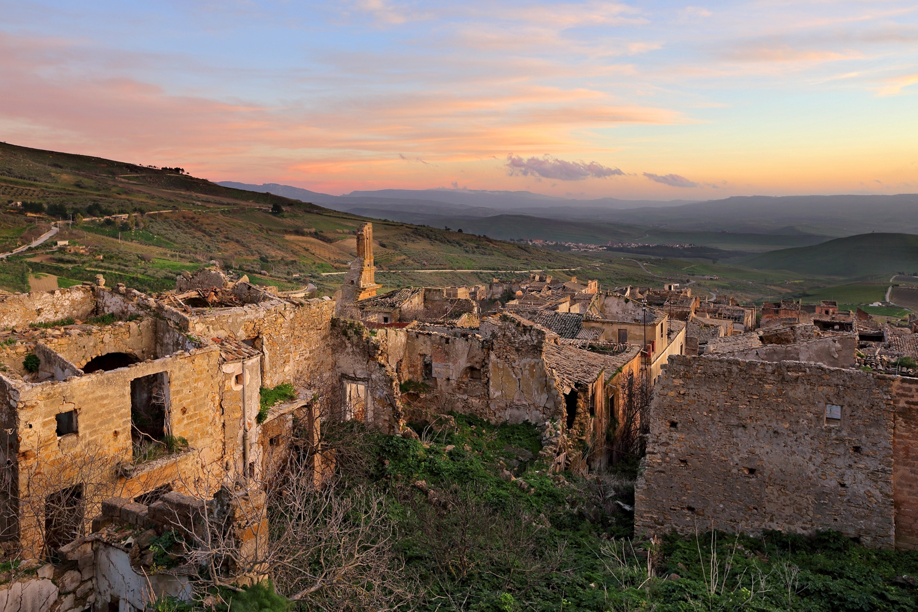 an abandoned village in Italy