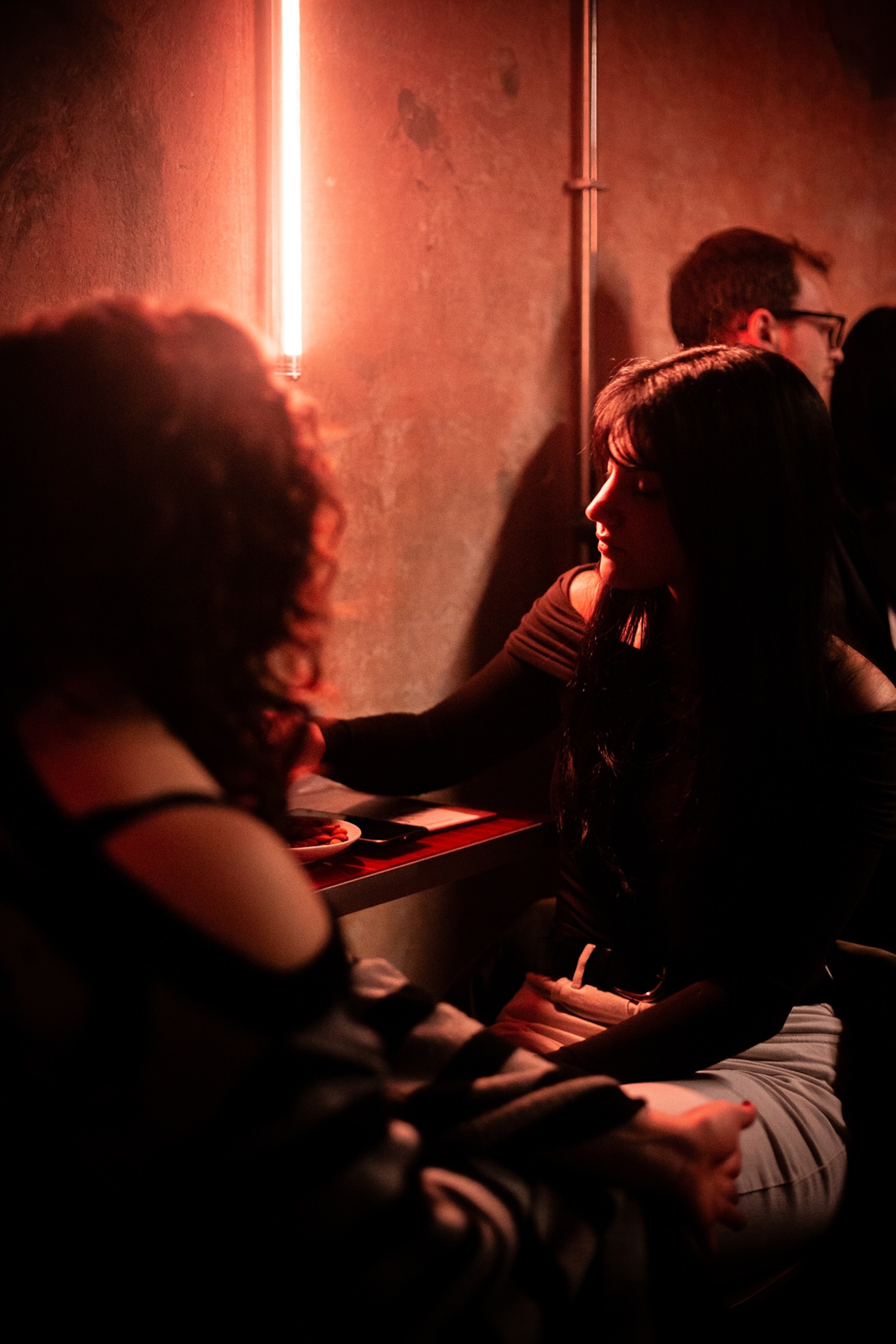 Patrons grab a quick bite at Club Giovanile Milano