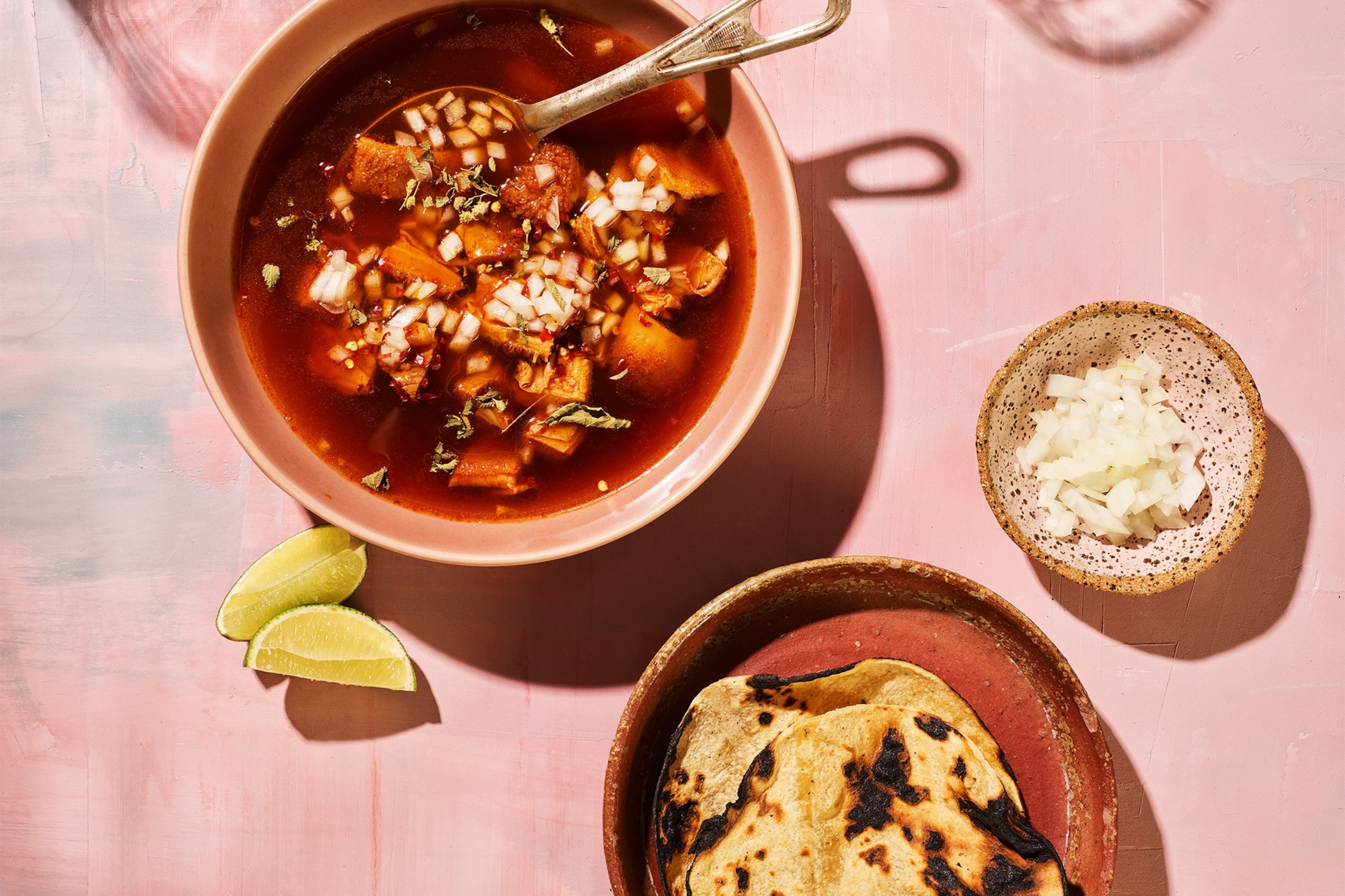 Pancita is a traditional tripe soup.