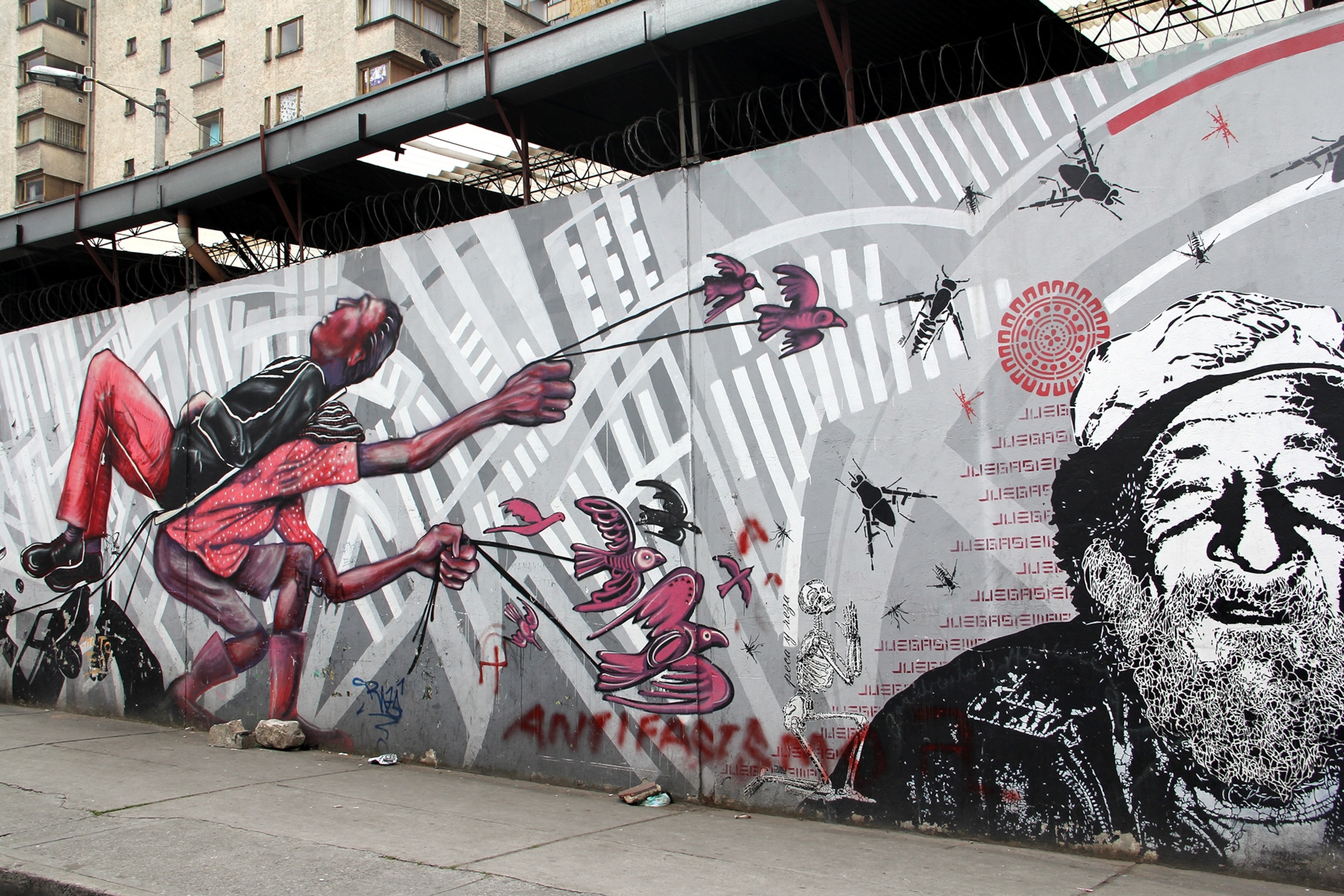 graffiti in Bogota, Colombia