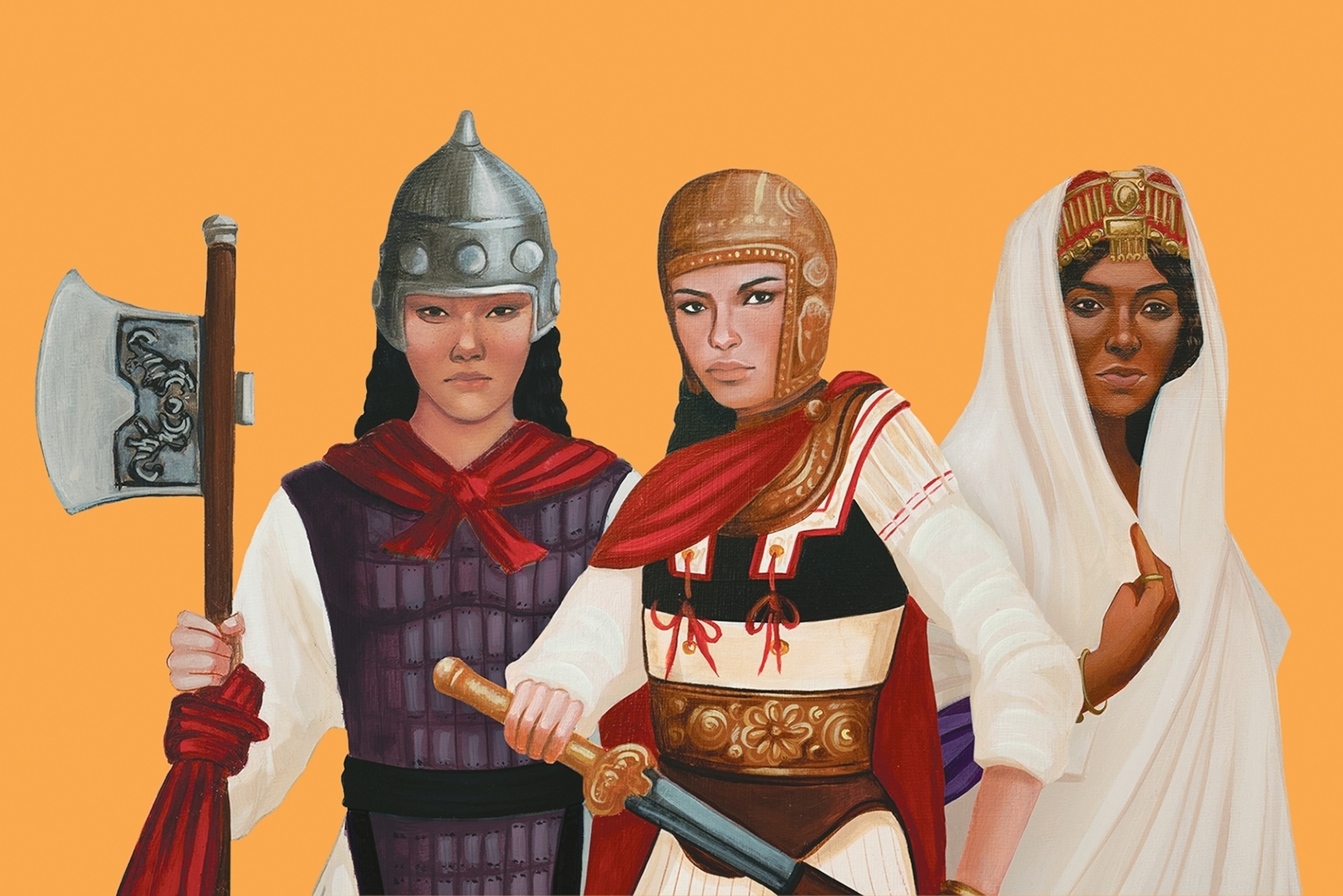 three women warriors
