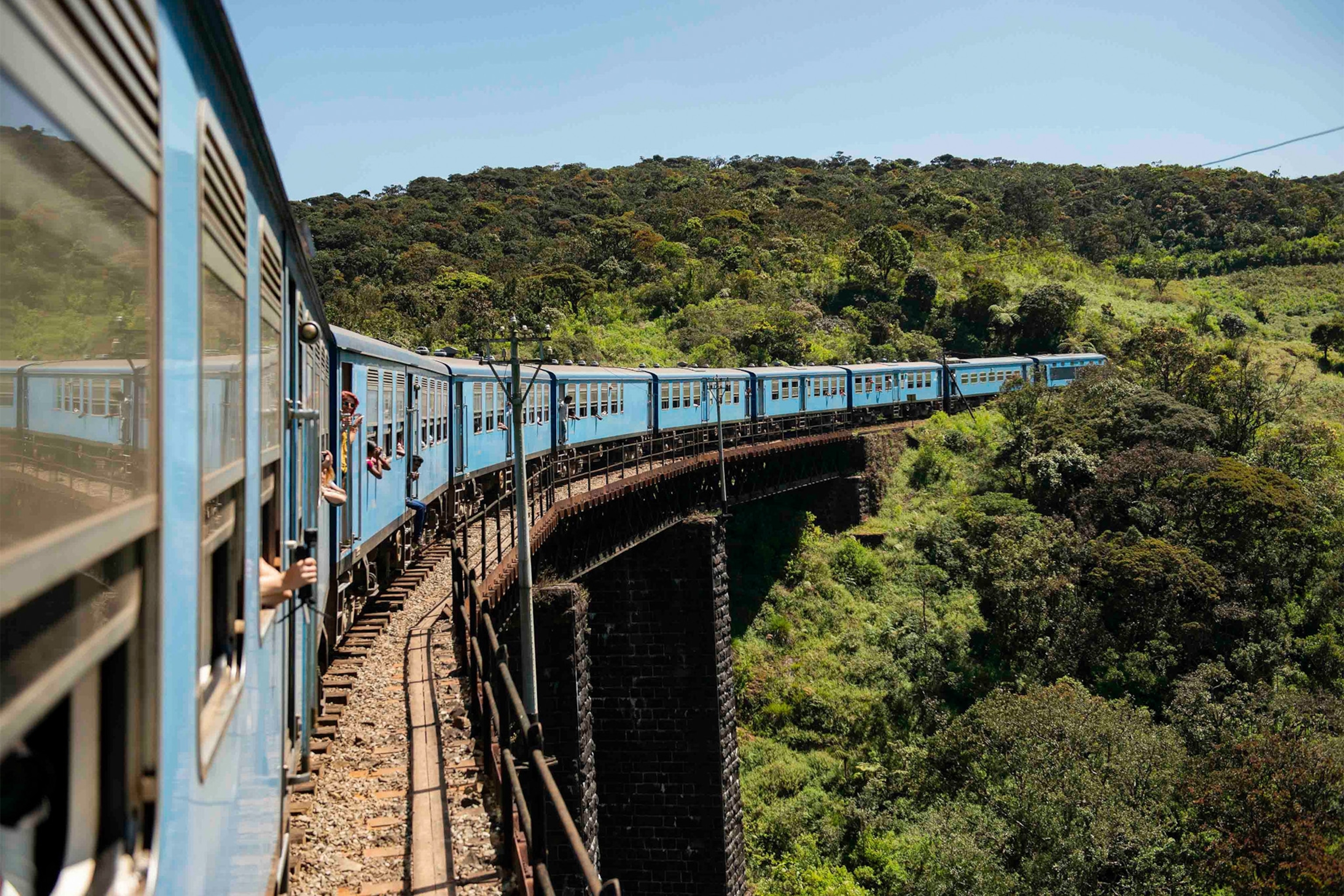 The train from Ella promises verdant views.