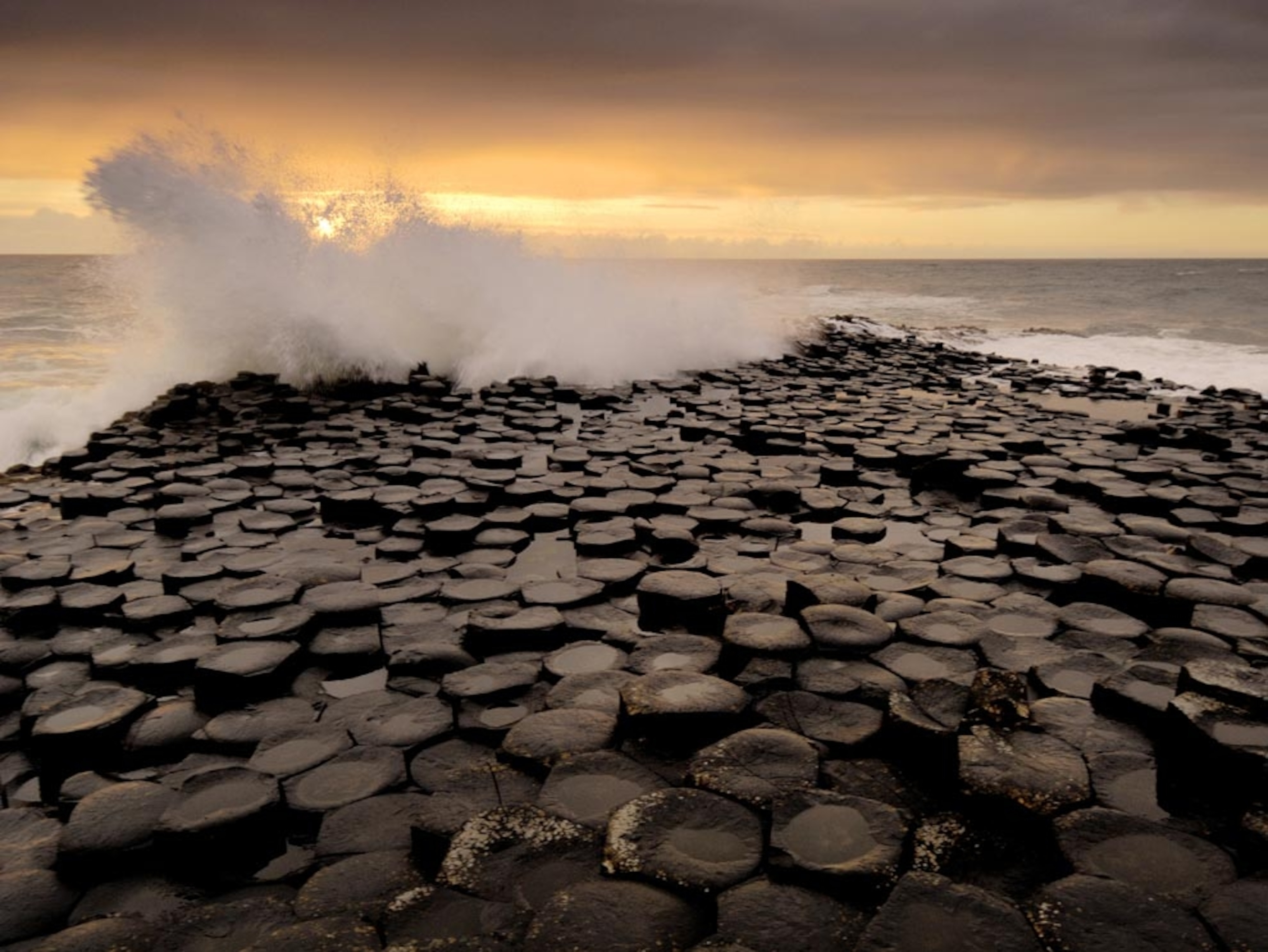 Basalt stepping stones