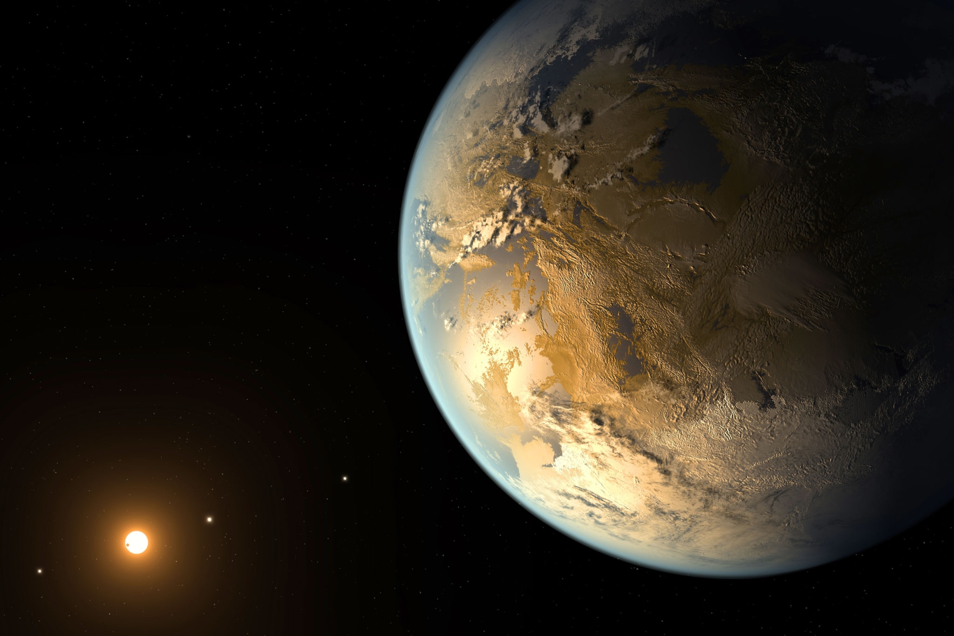 Planet orbiting a star