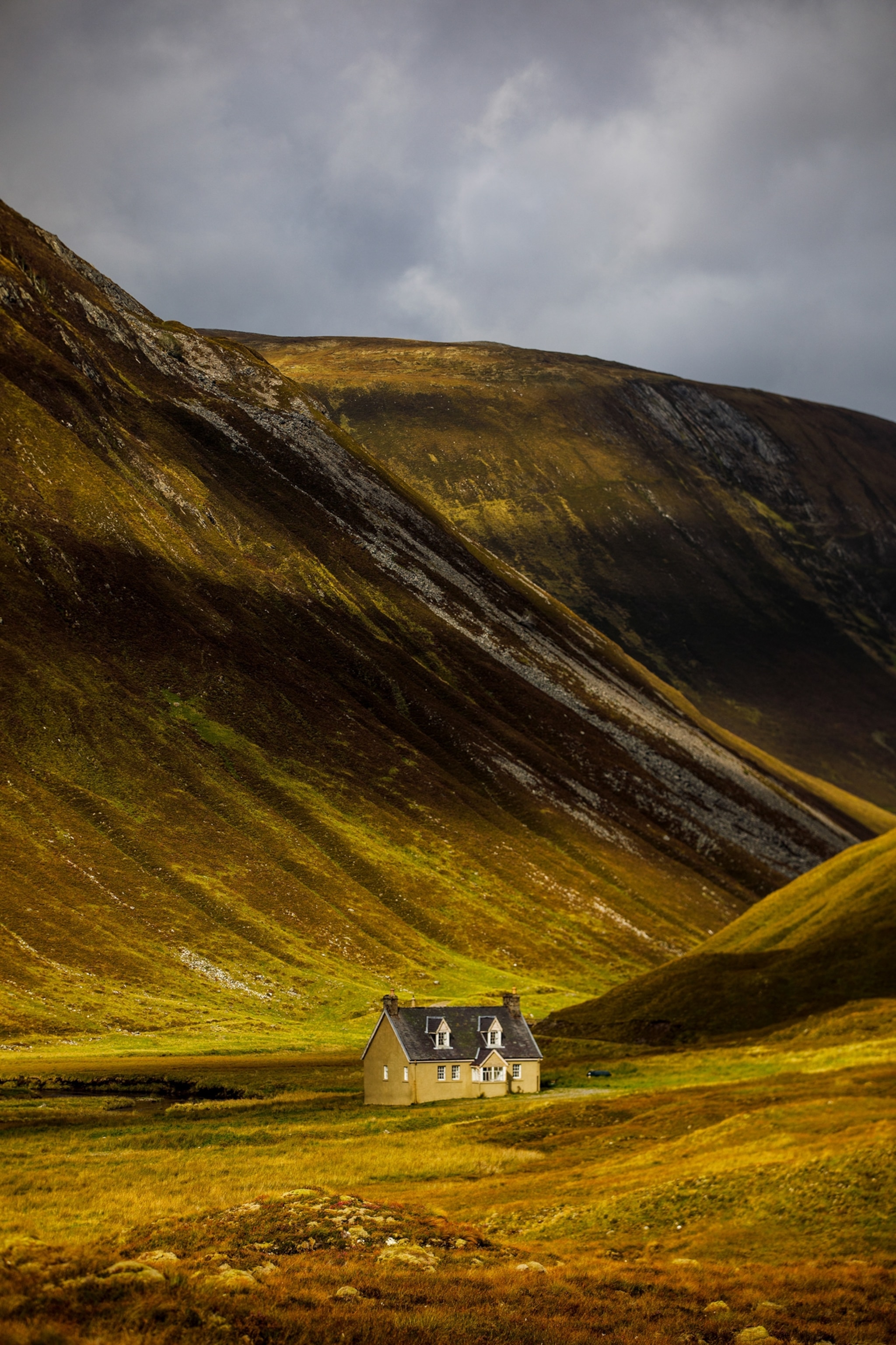 A house on the Alladale Reserve, Sutherland Northern Scotland