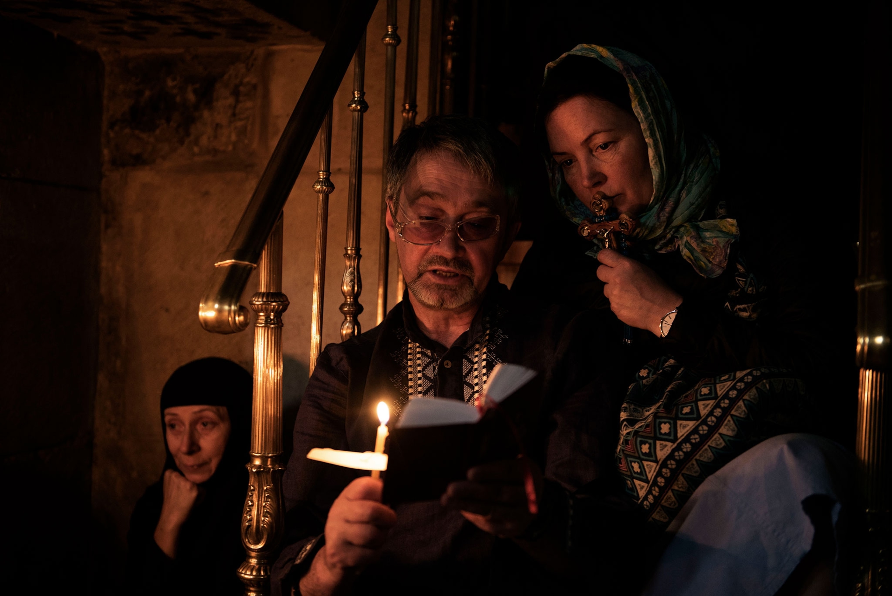 Good Friday processional in Jerusalem