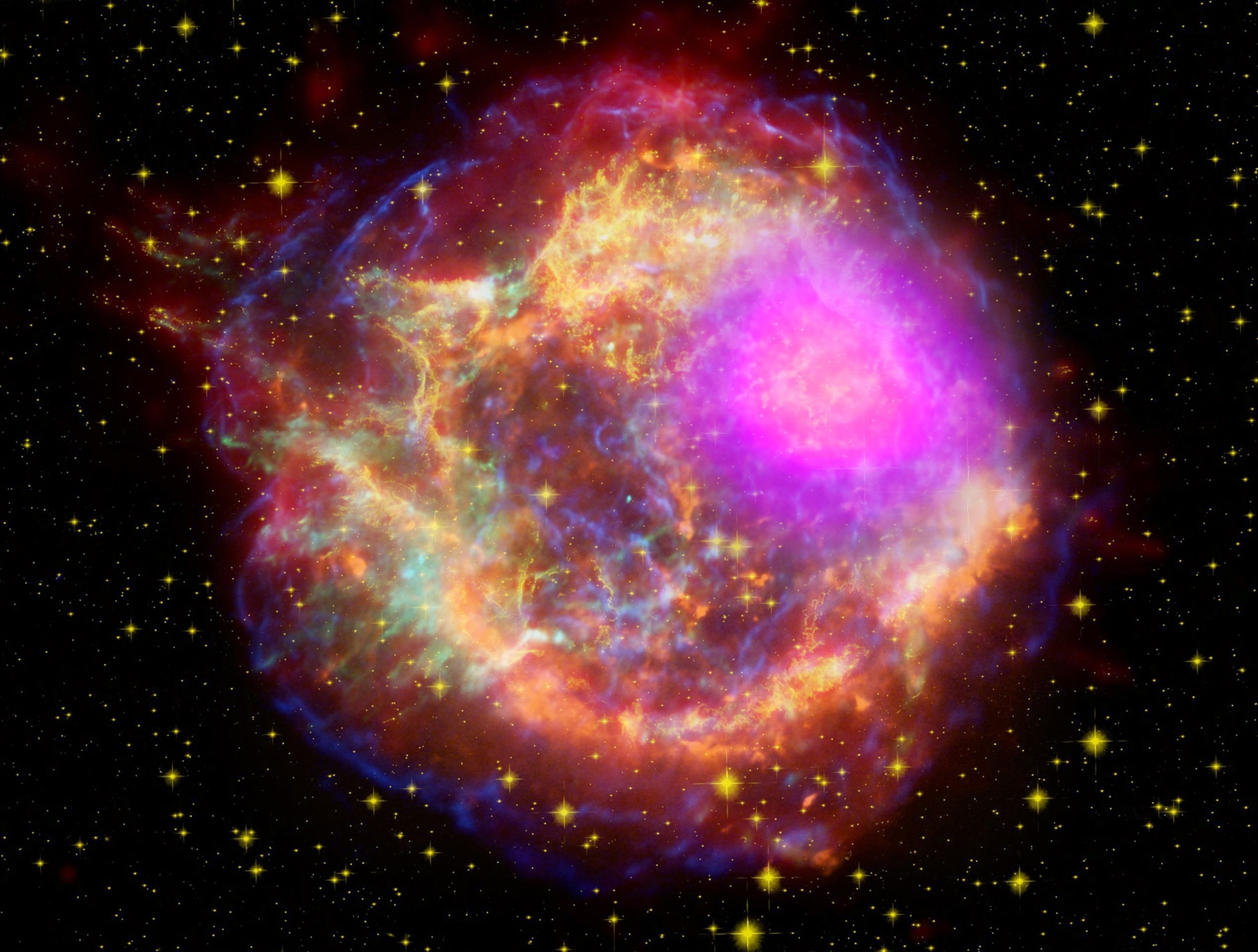 Cassiopeia A supernova.