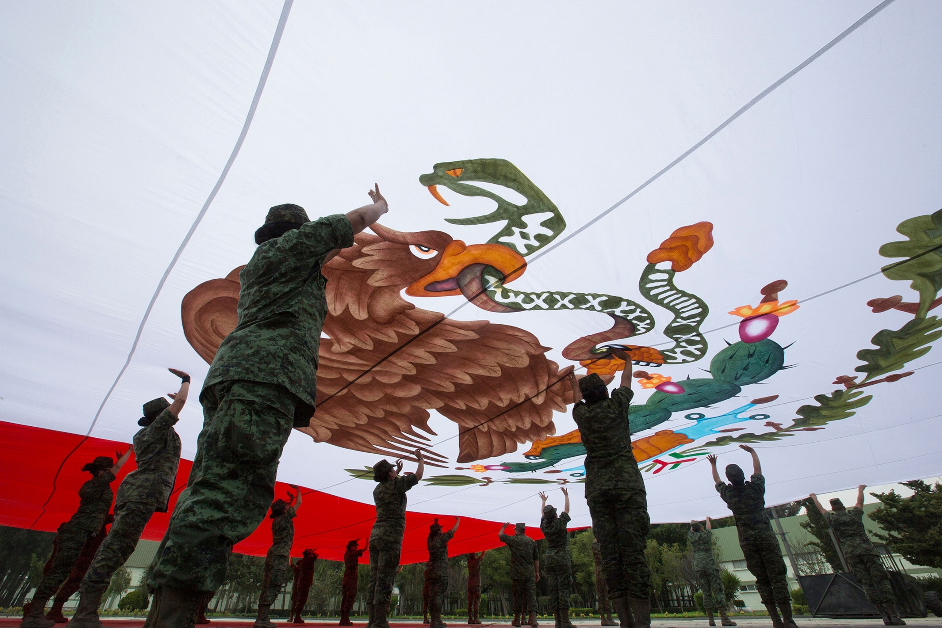 people celebrating Mexican Independence Day