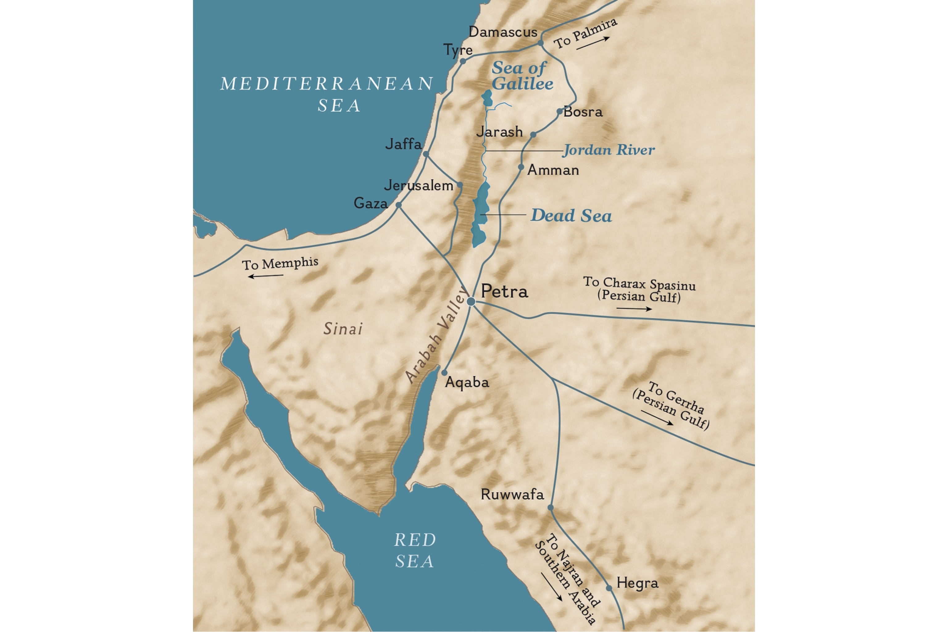 Map of Petra