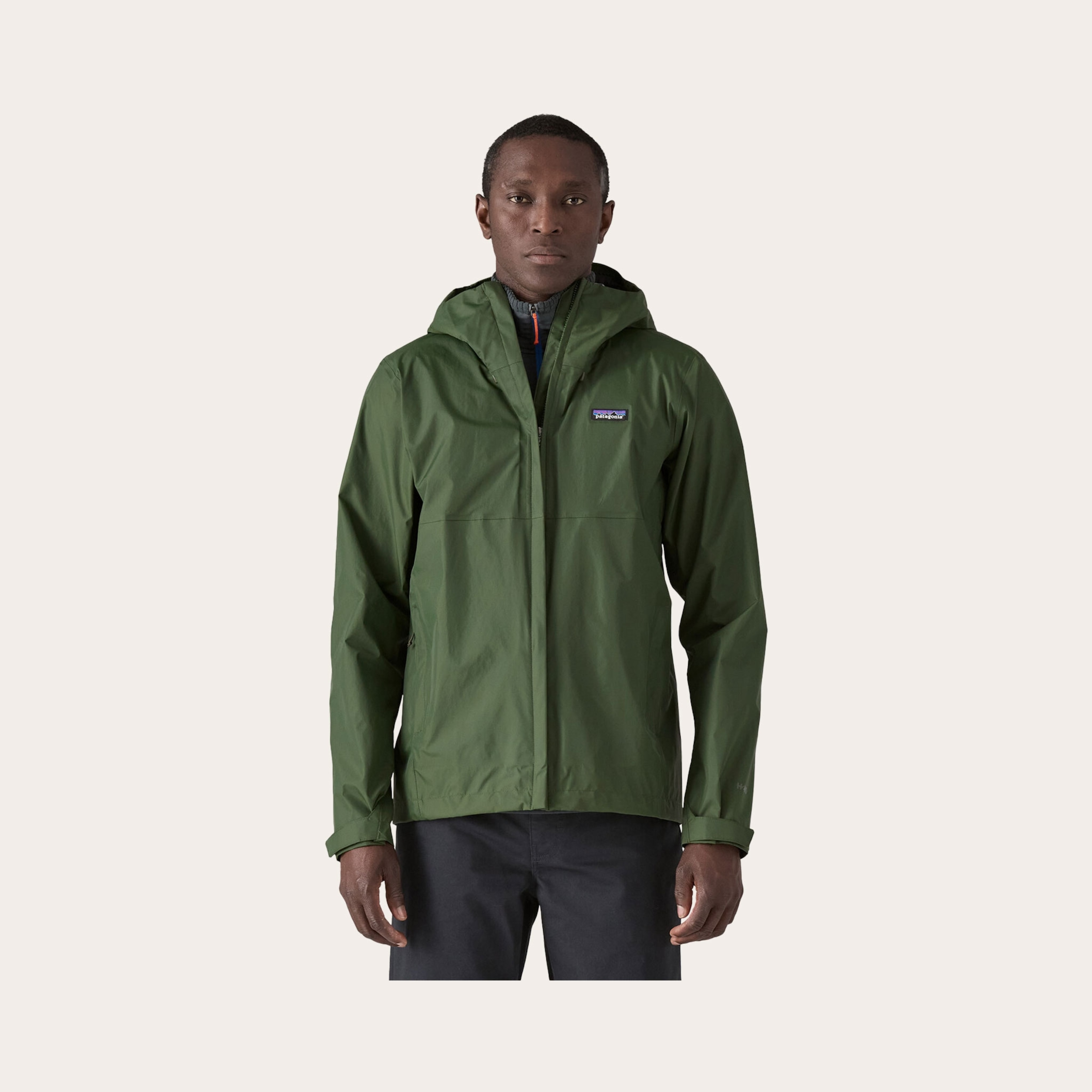 An image of a men's rain jacket.