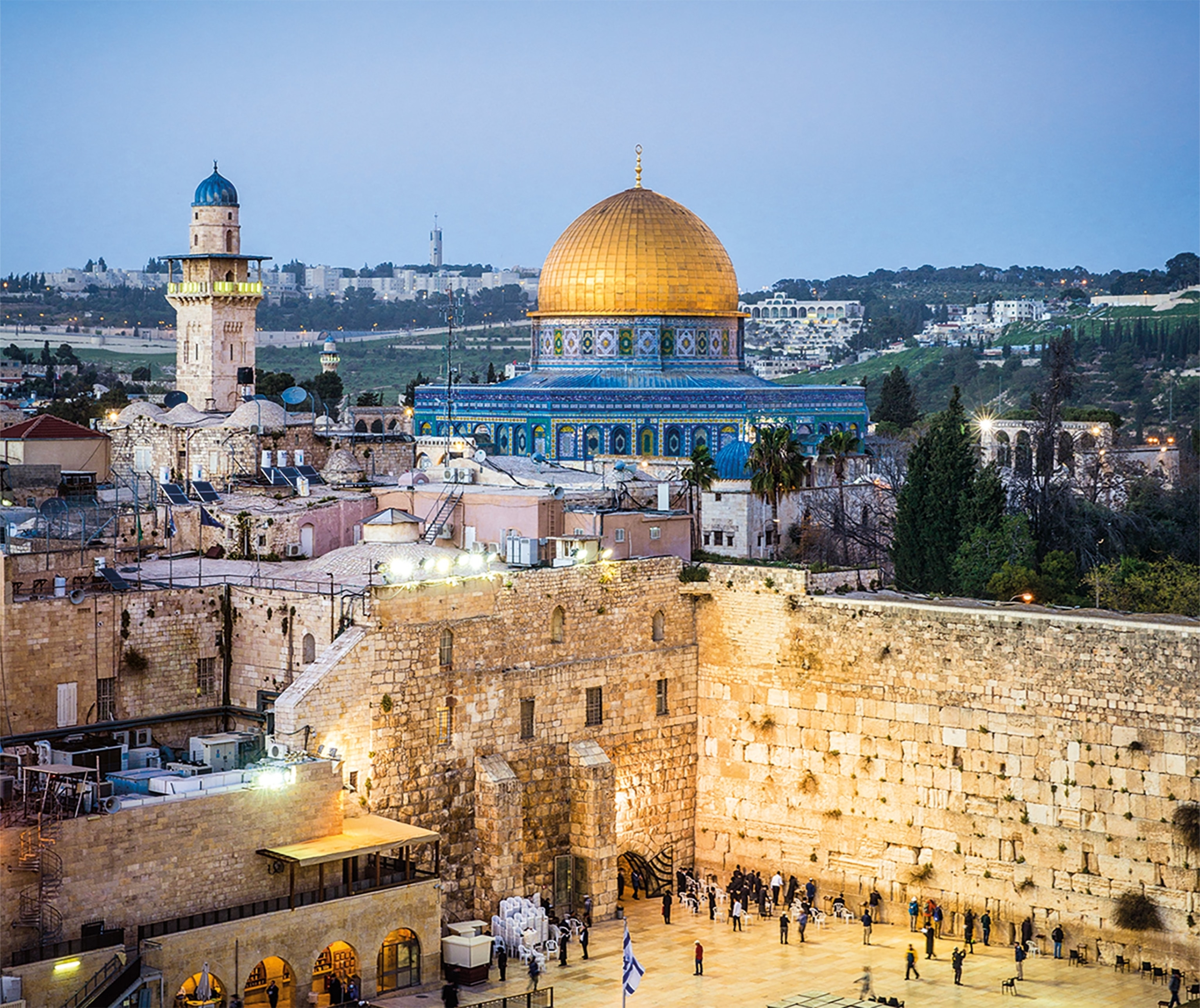 King Solomon's temple was rebuilt and expanded several decades later before being partially destroyed by the Romans, leaving only the Western Wall, pictured here.