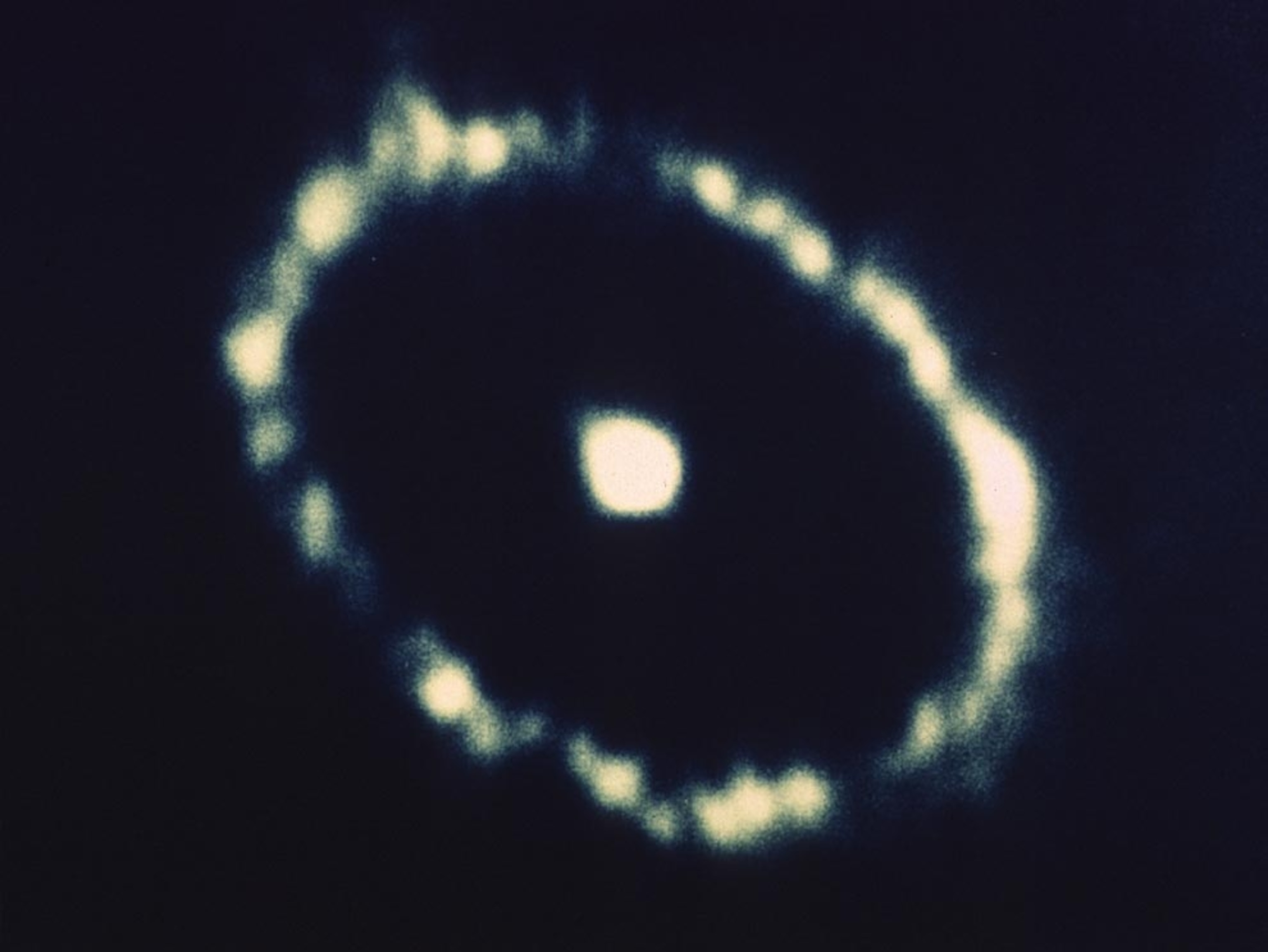 a ring of star debris.