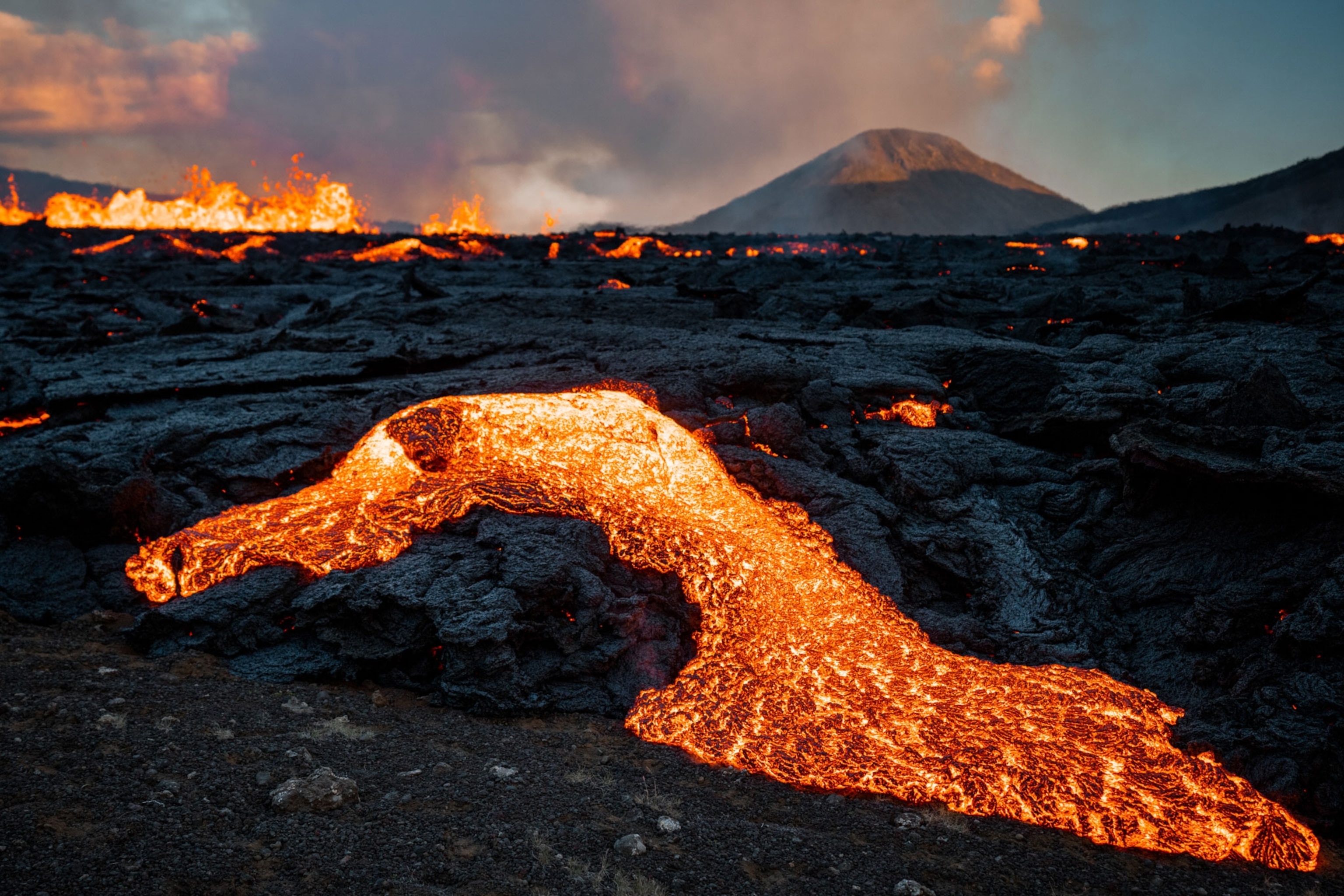 Lava flow