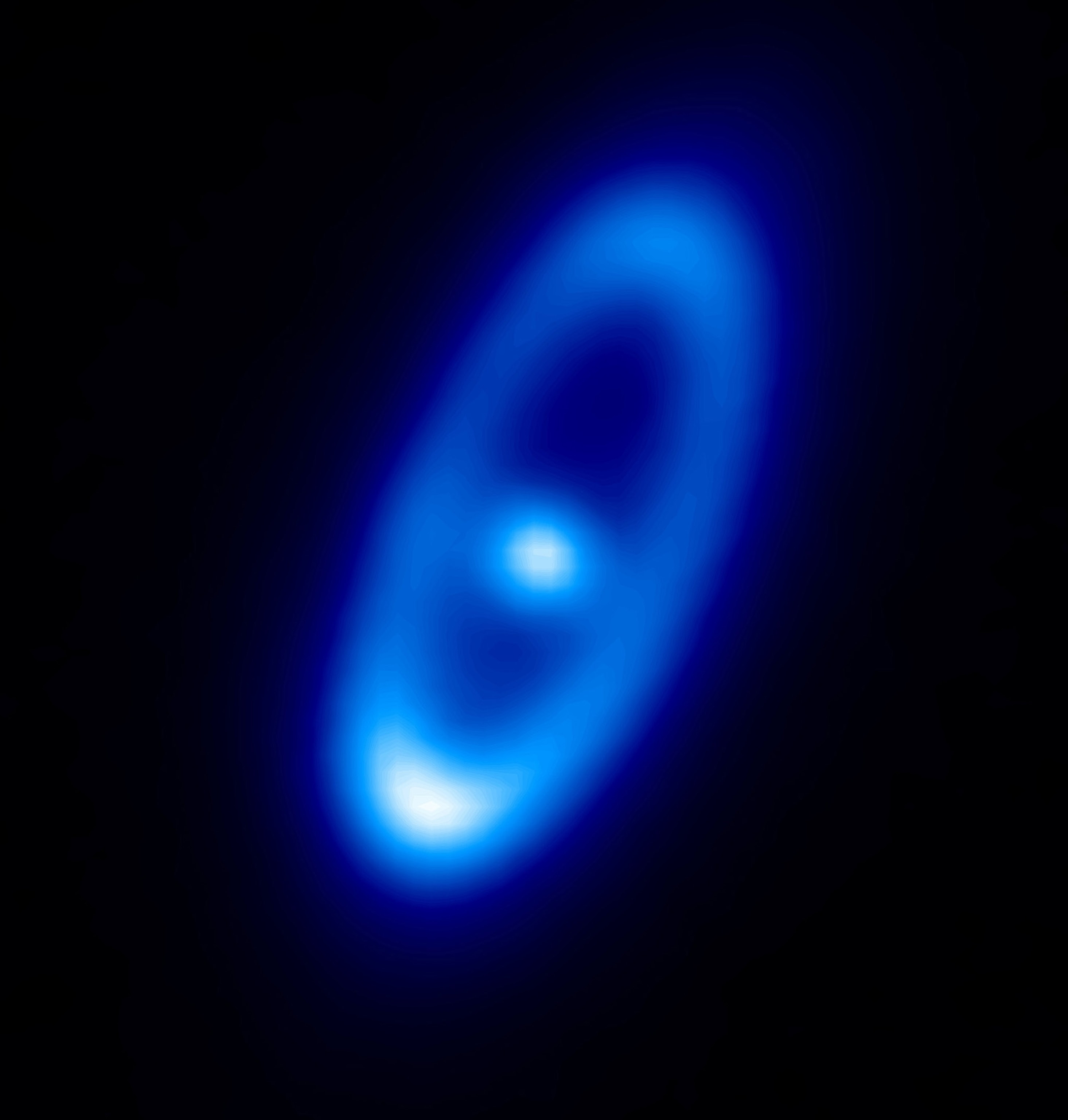 Herschel Space Observatory's blue image of the star Fomalhaut.