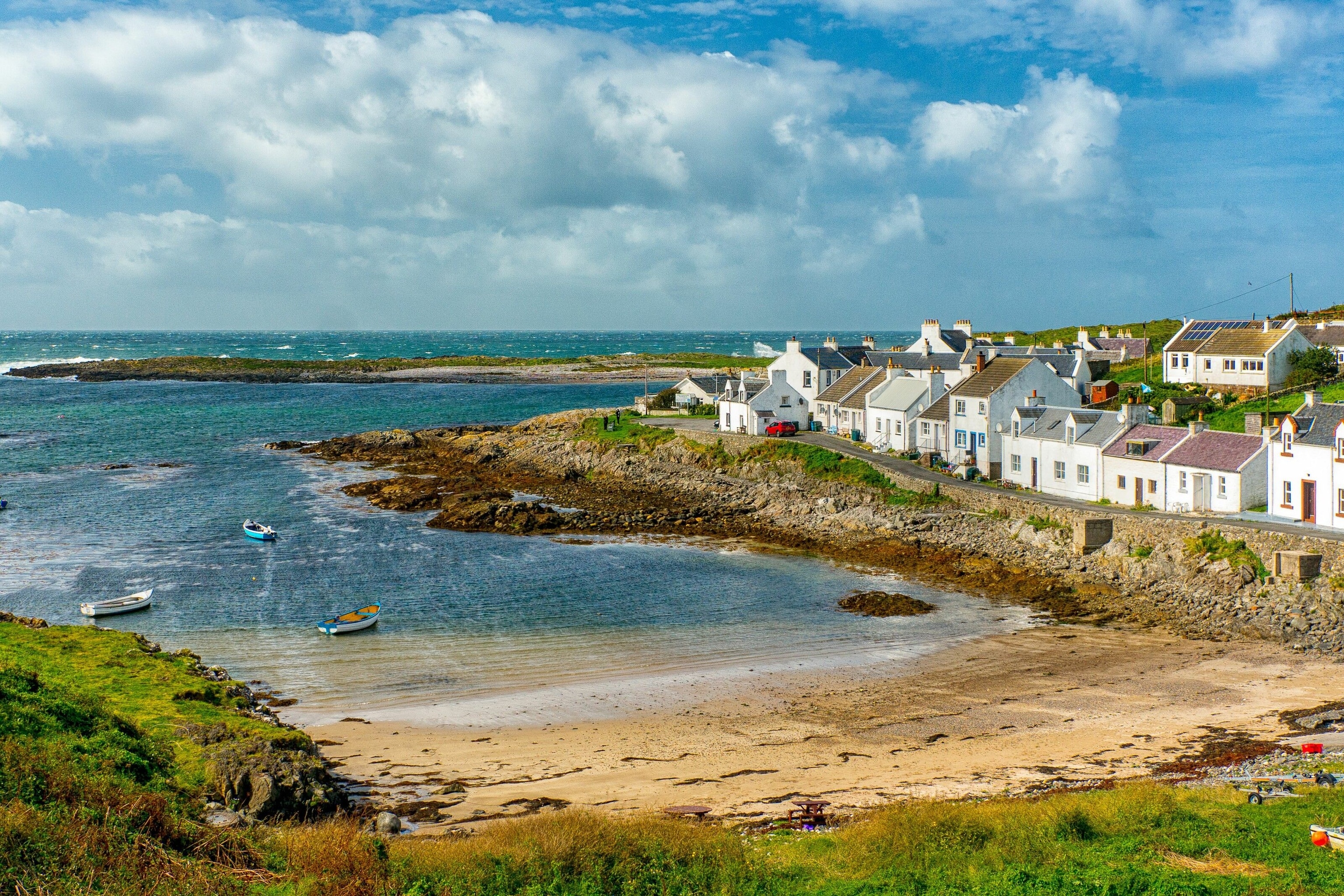 Portnahaven, a small village at the southern tip of the Isle of Islay, Scotland.