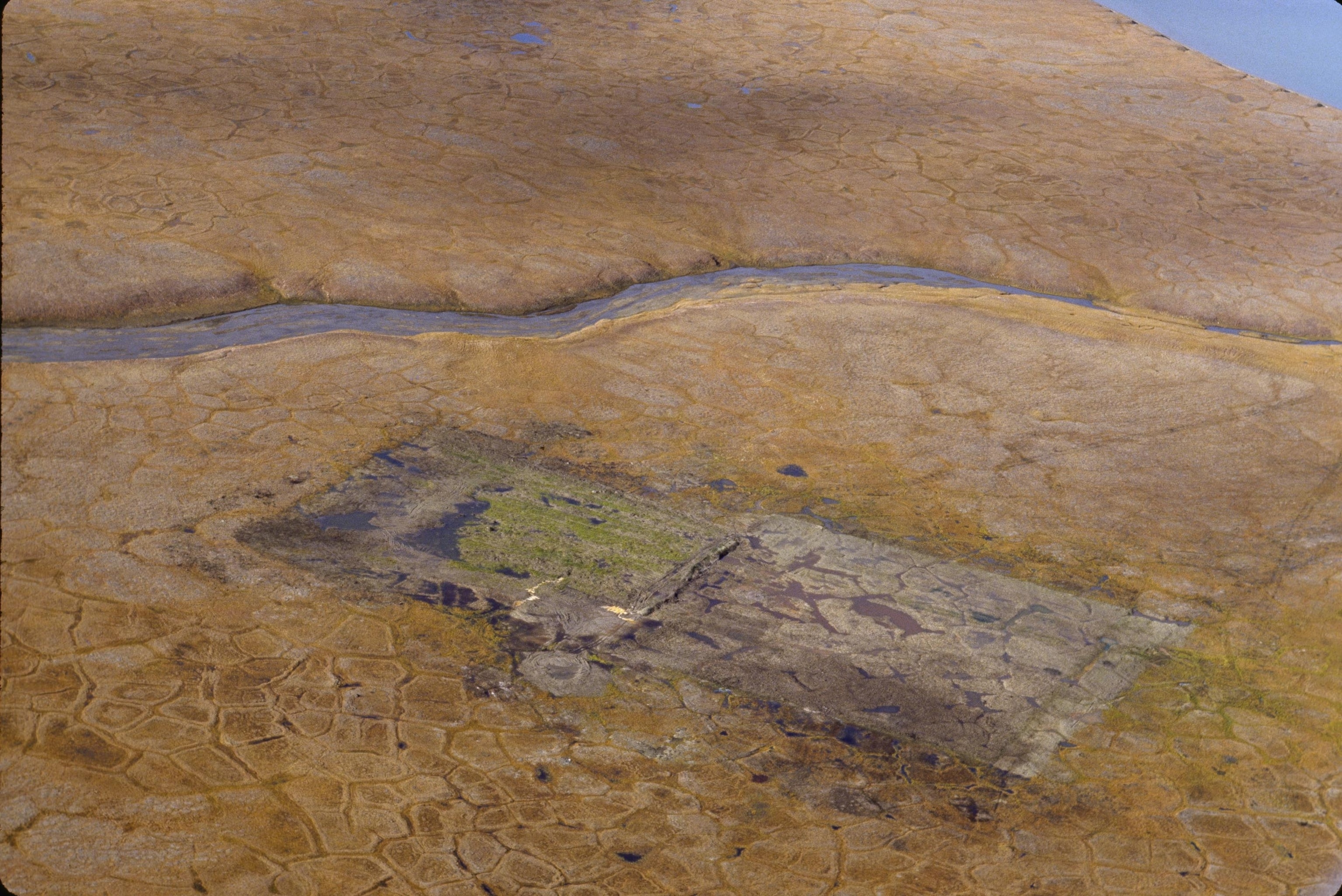 an oil well drilled on native-owned land.