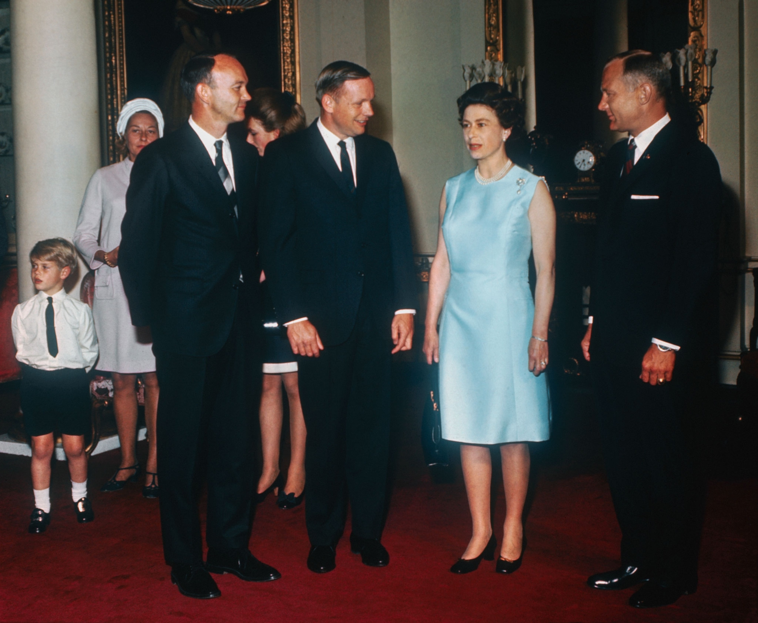 Queen Elizabeth meeting Apollo 11 astronauts