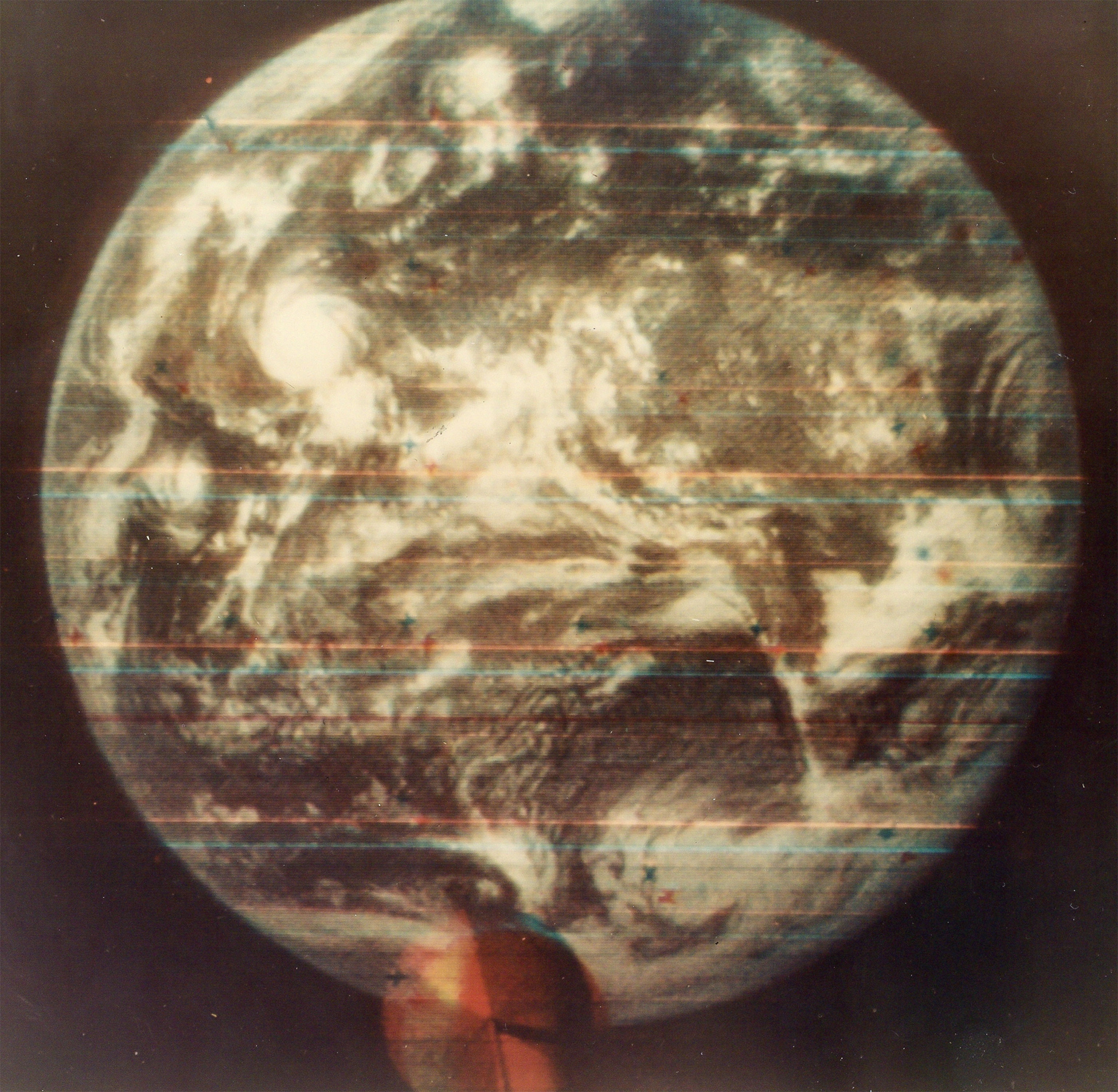 the first color photo of the Earth