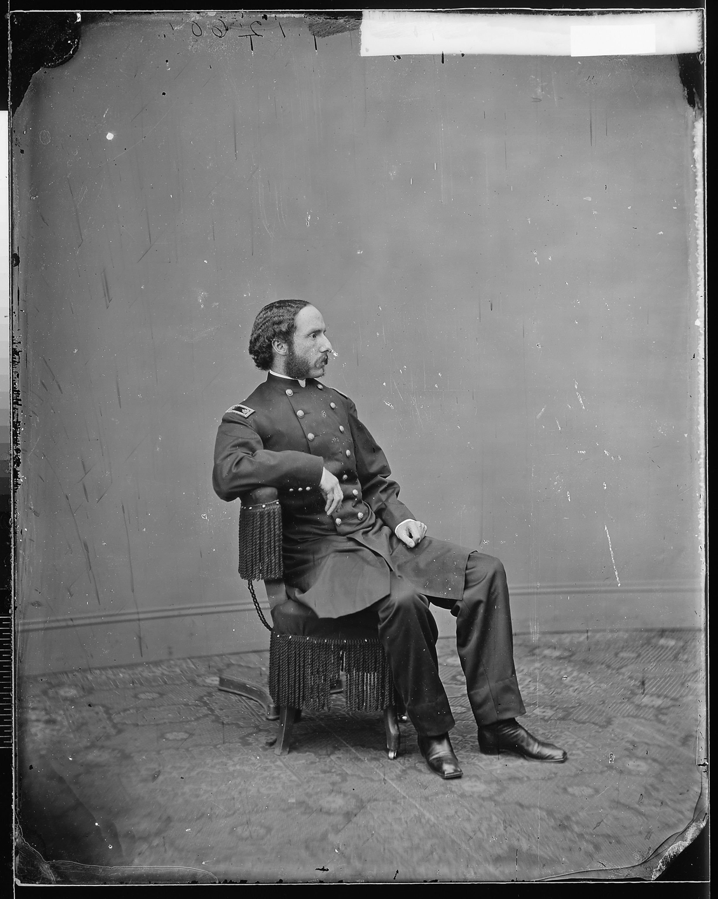 A portrait of Maj. Henry R. Rathbone.