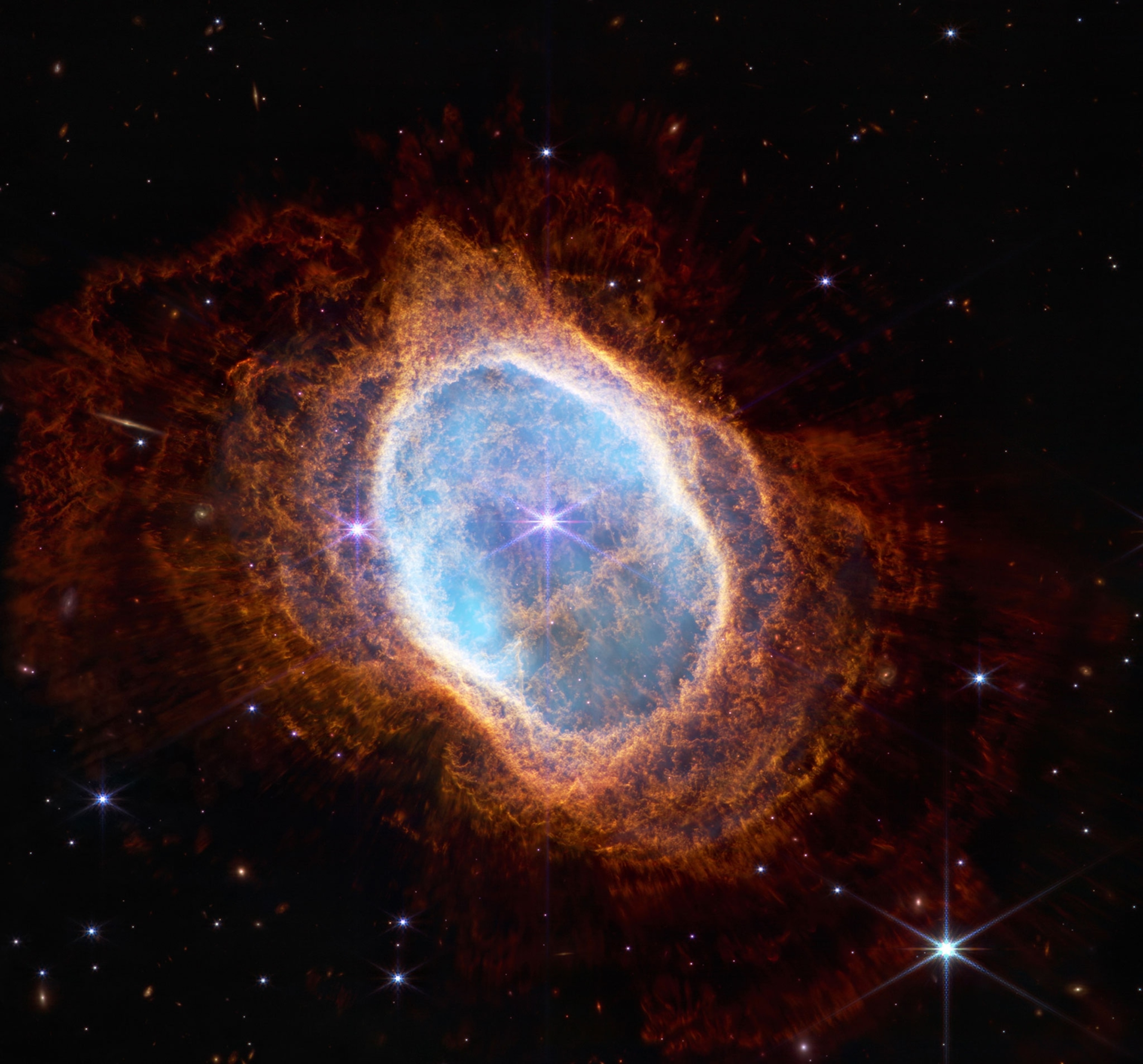 Ring Nebula by Webb