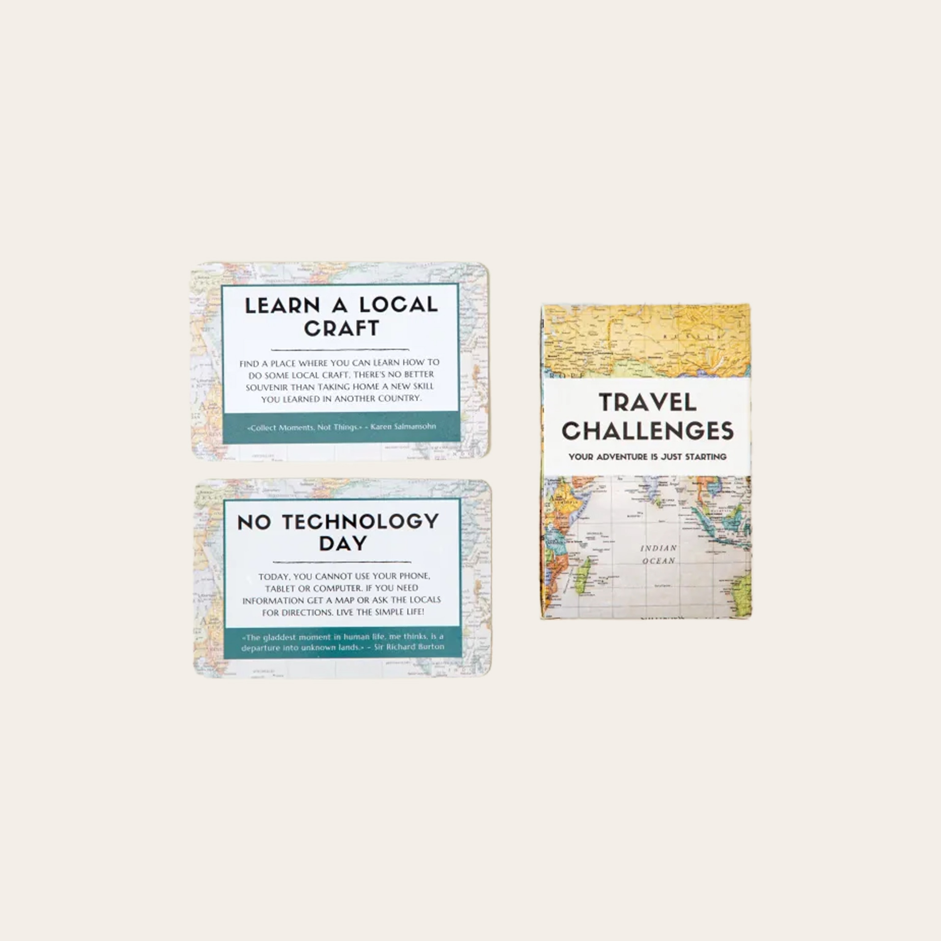 Travel Challenges Card Deck