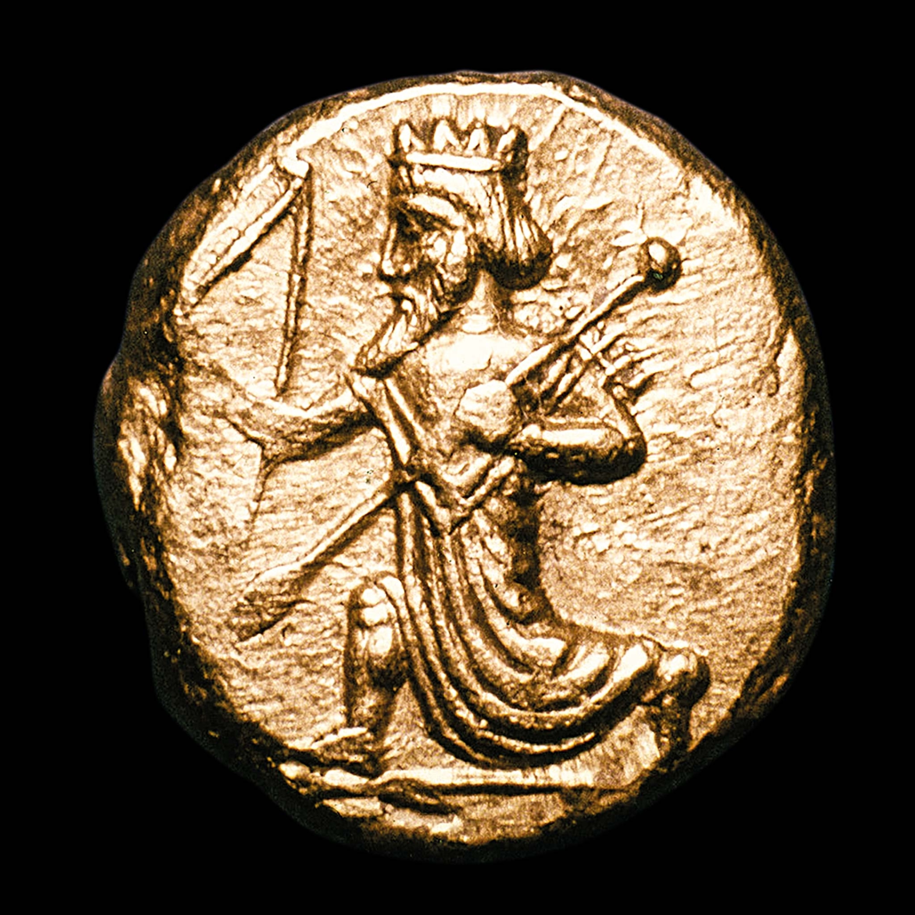 Darius's son Xerxes is represented on a Daric coin from the fifth century B.C.