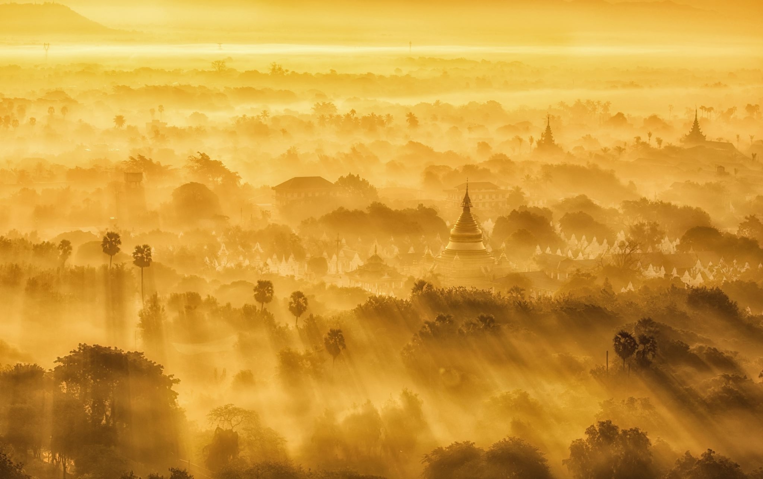 sunrise over Burma