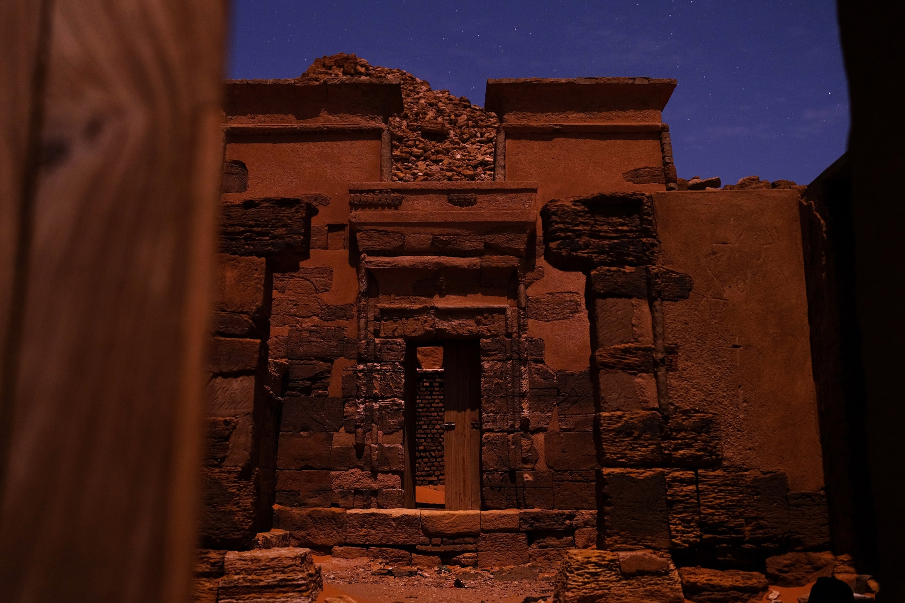 There are 41 tombs in Meroë’s north cemetery, 38 of which belong to monarchs who ruled the region between 250 B.C. and A.D. 320, beside the Nile in Sudan, on October 3, 2020