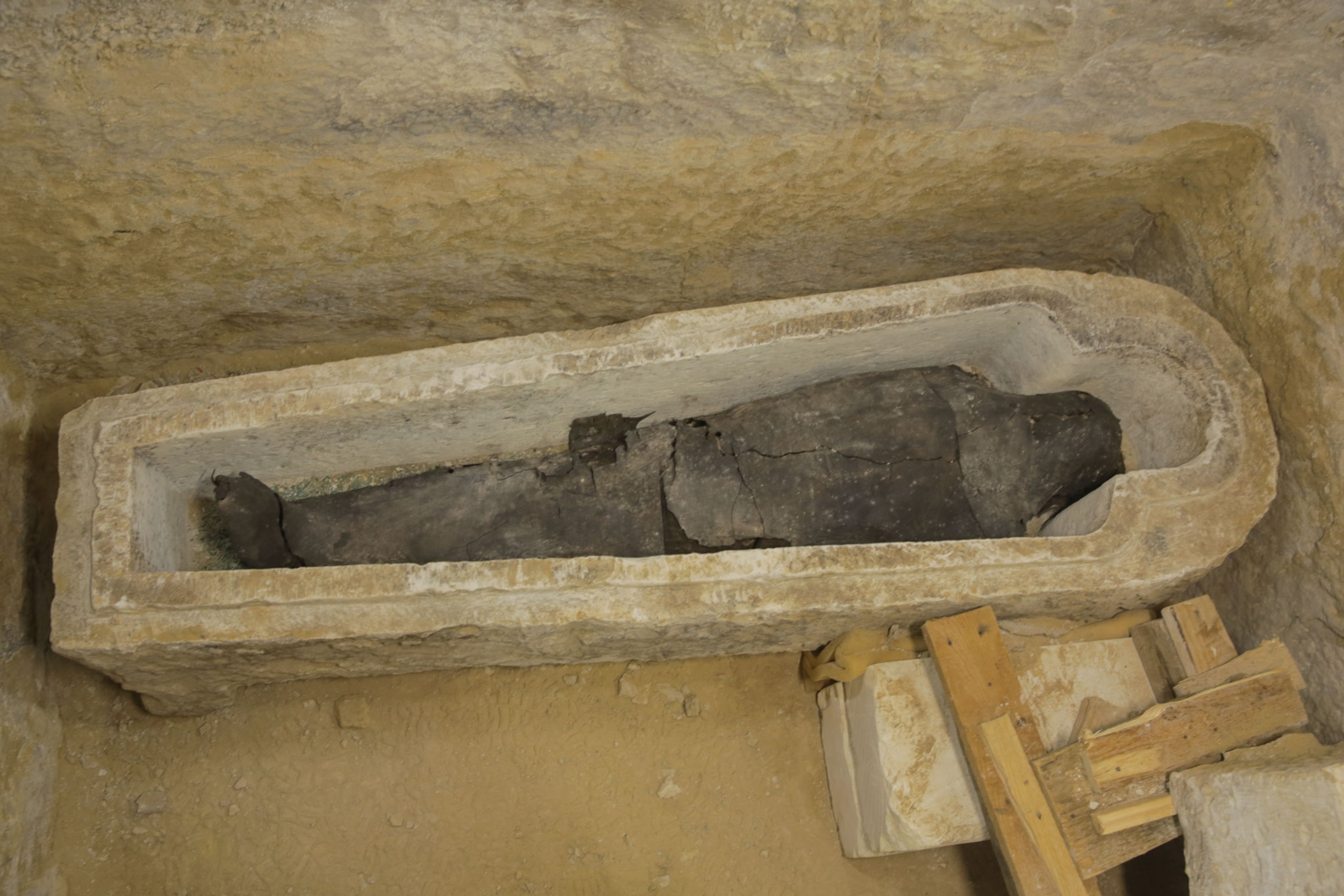 a mummy in Egypt