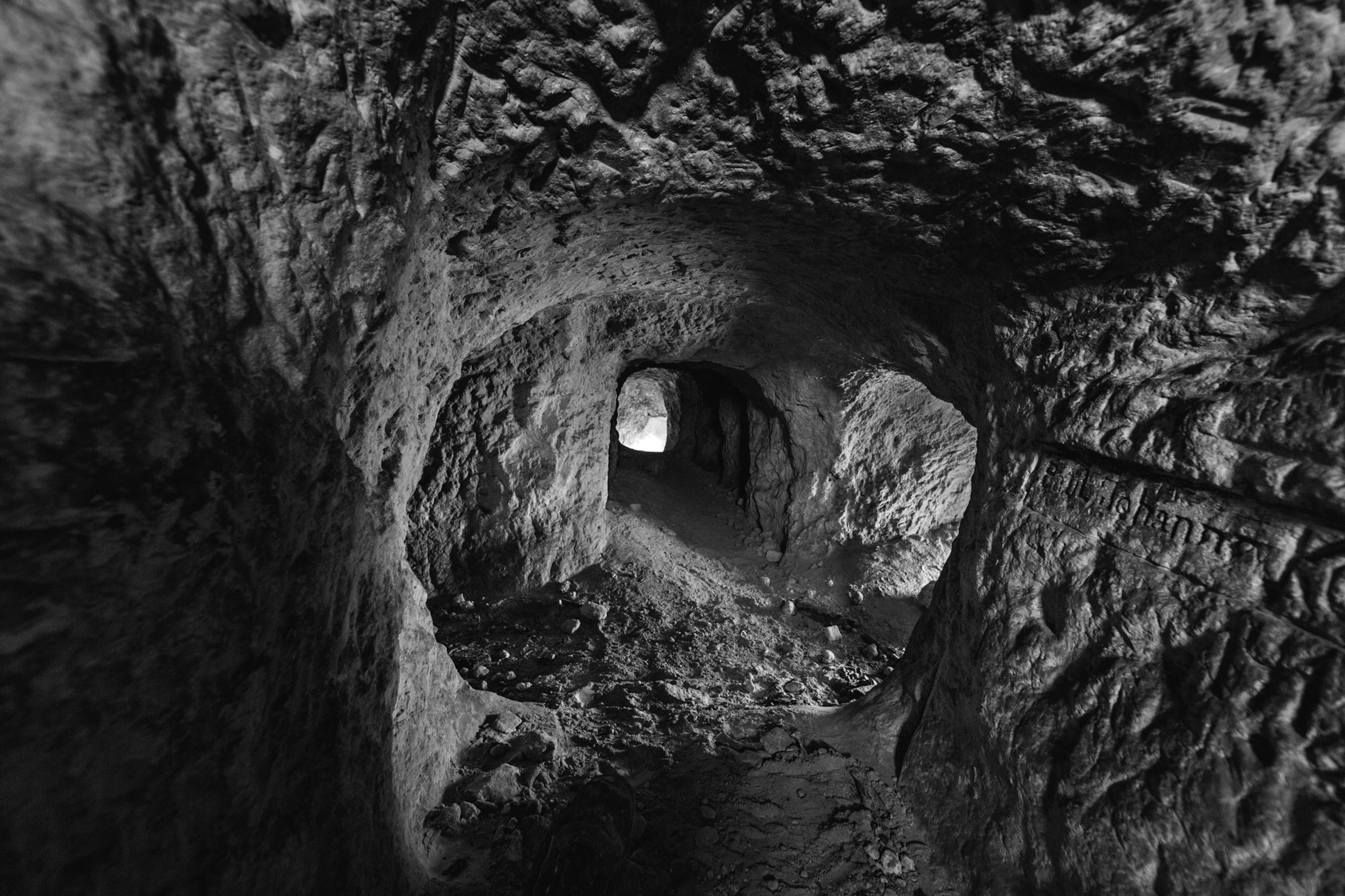 underground tunnels from WWI