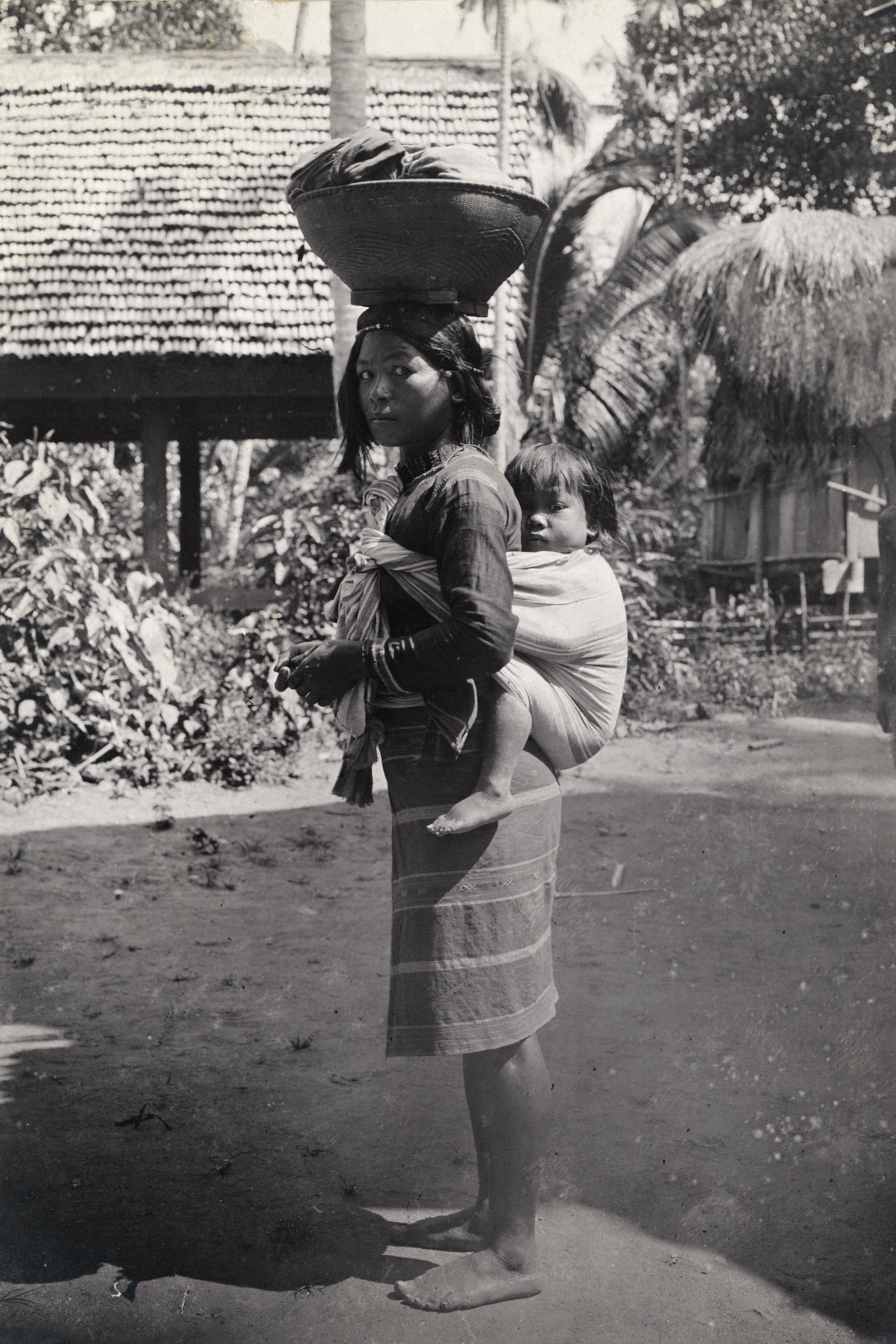 a mother and her child in Philippines