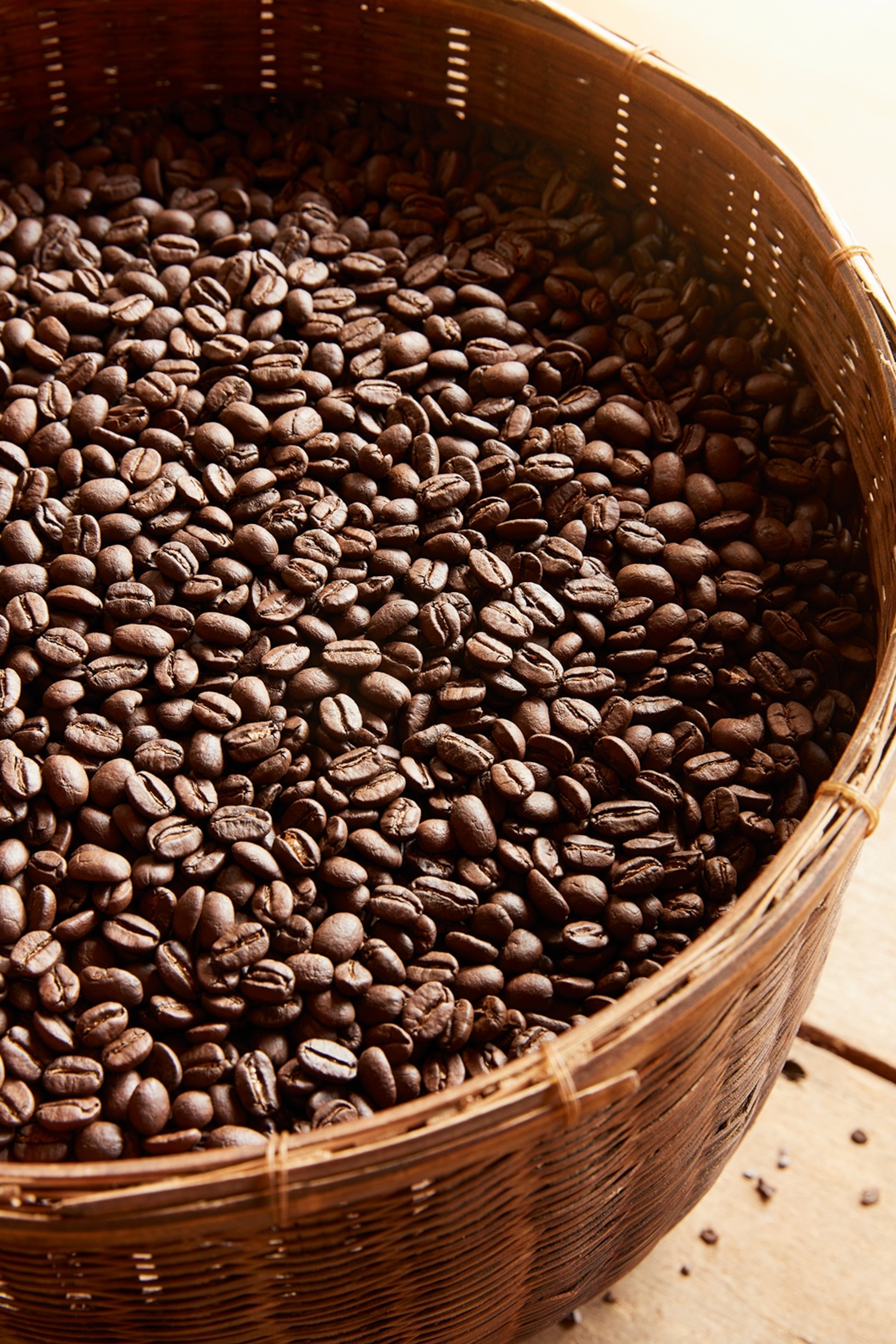 Coffee beans.