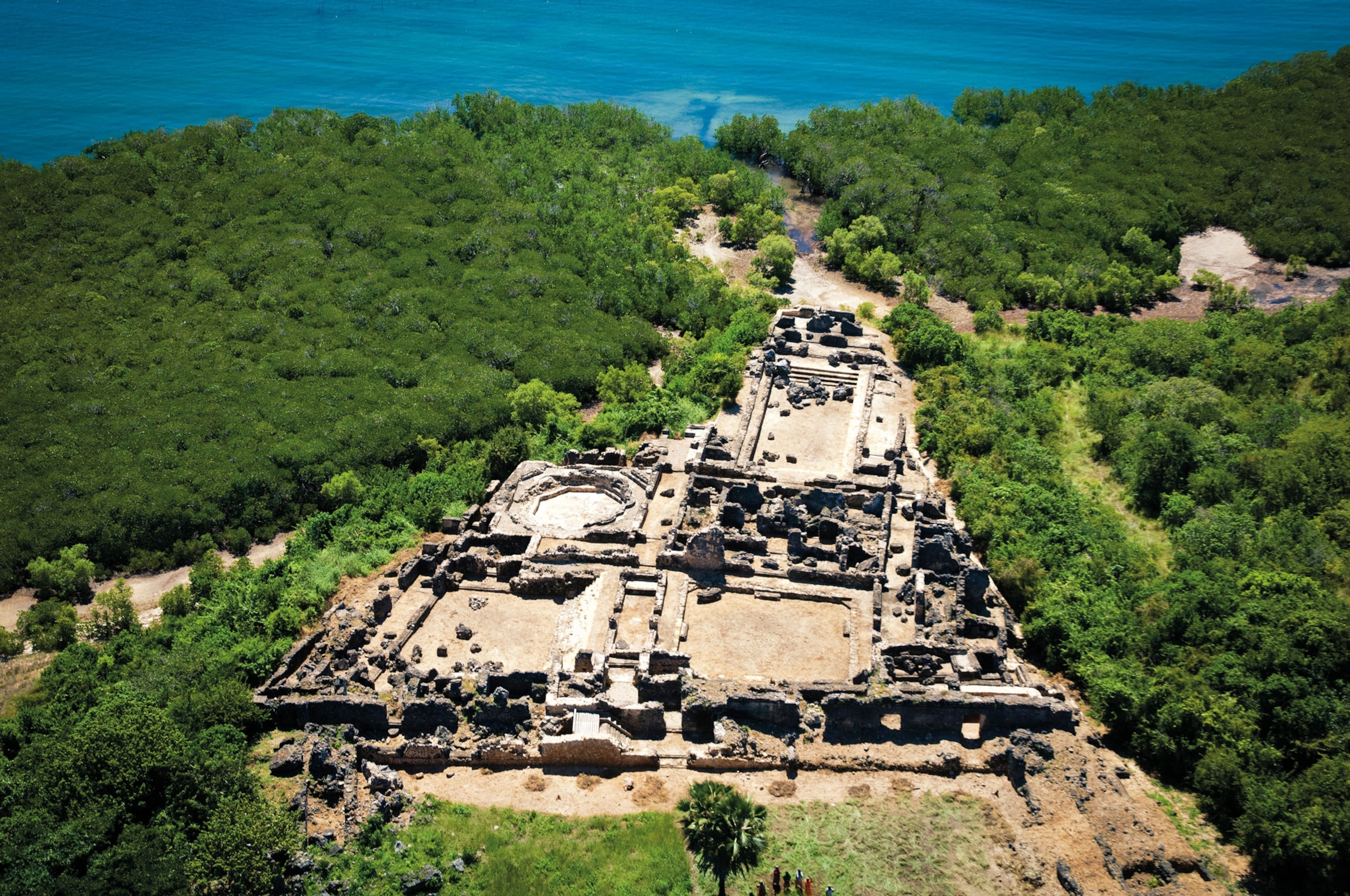 Ruins on the coast