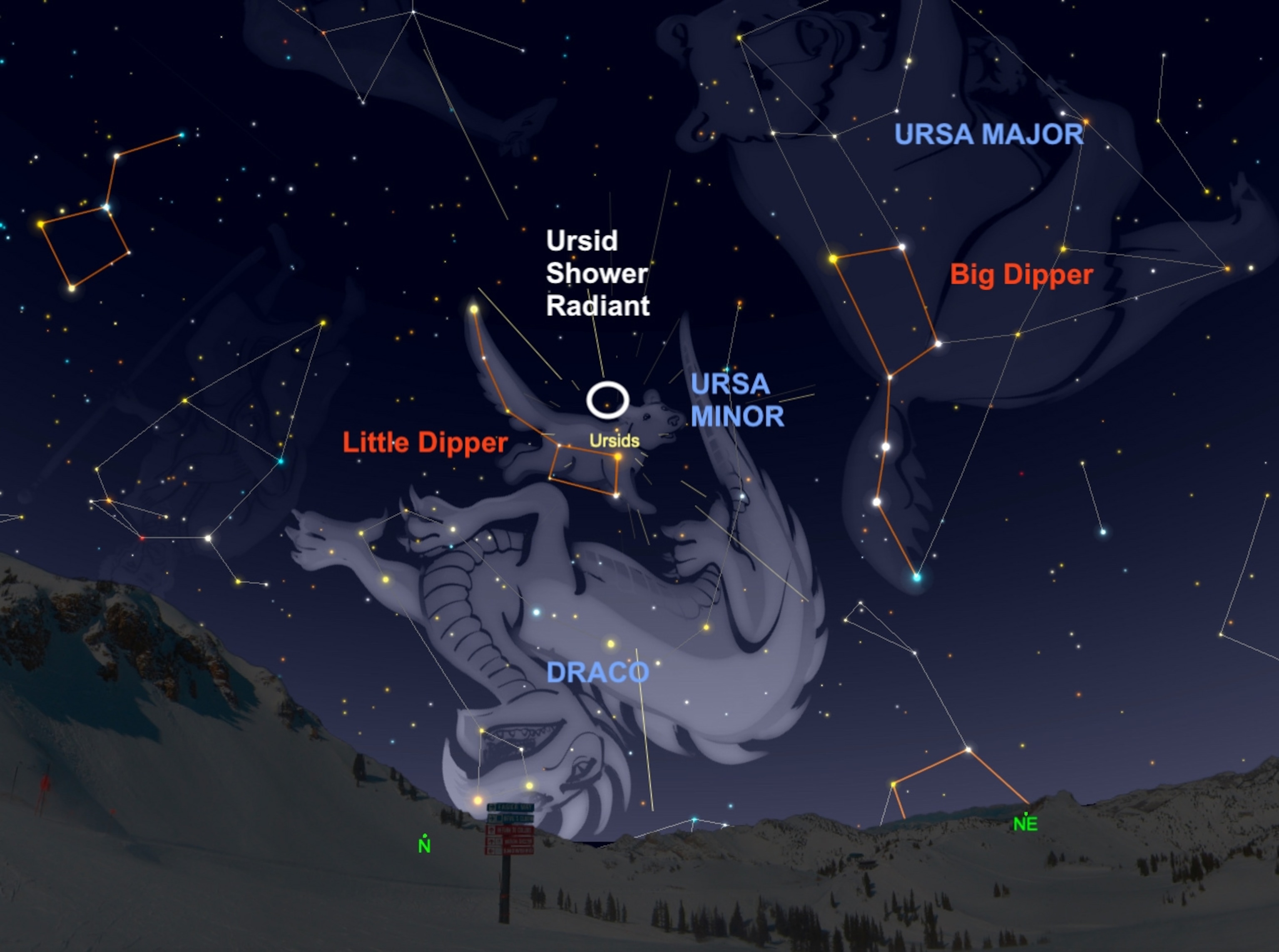 Ursid meteor shower